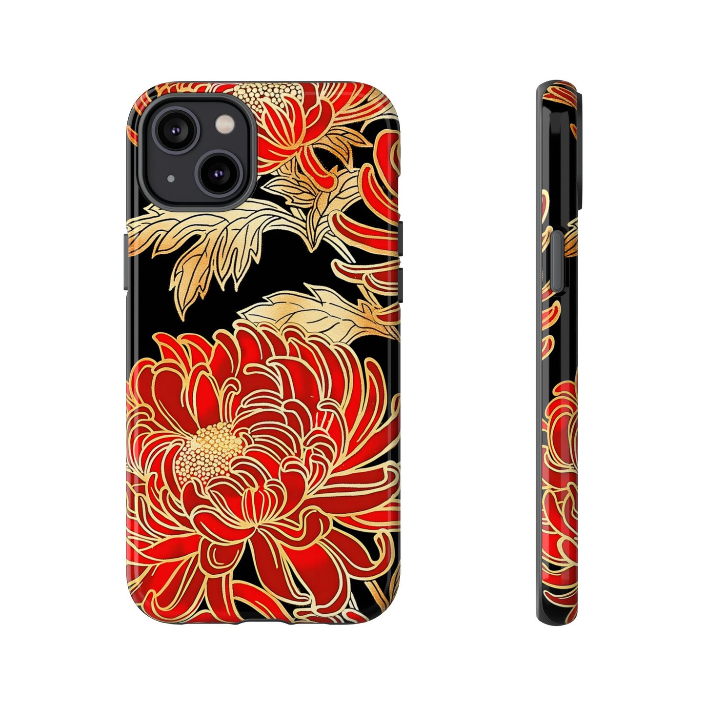 Ember Petals – Tough Glossy iPhone Case