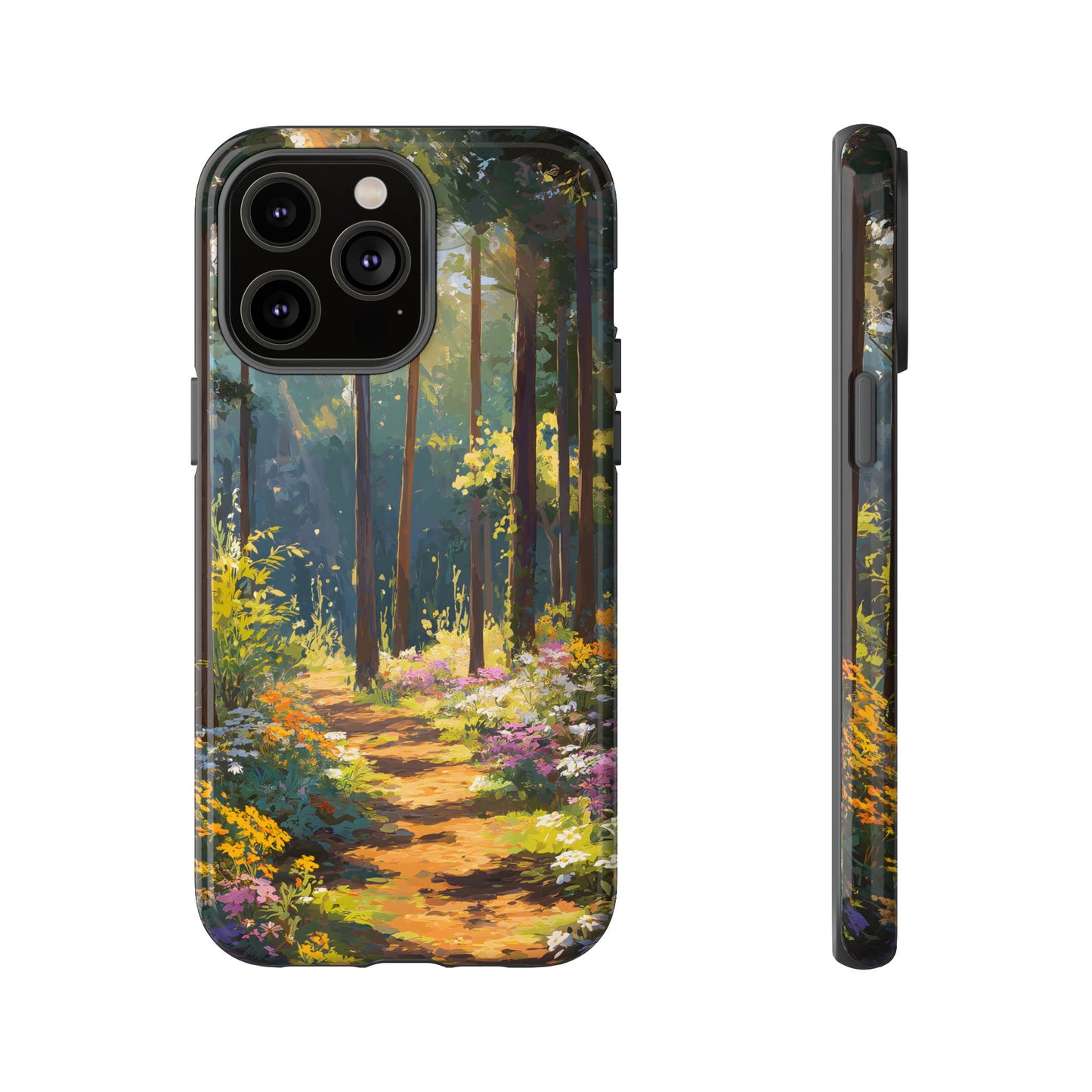Enchanted Forest Path – Tough Glossy iPhone Case