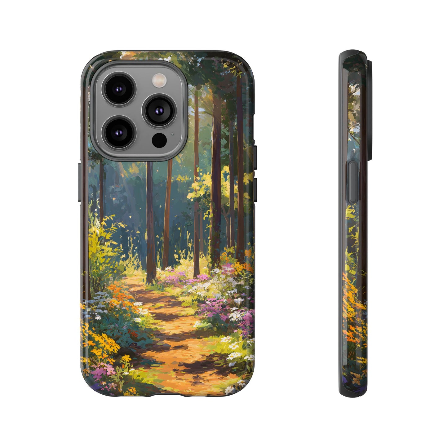 Enchanted Forest Path – Tough Glossy iPhone Case