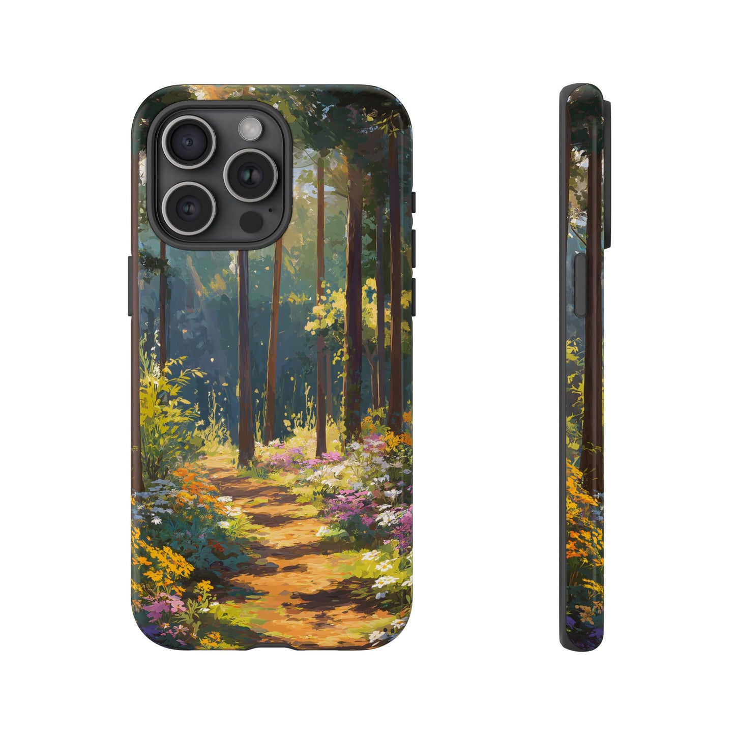 Enchanted Forest Path – Tough Glossy iPhone Case