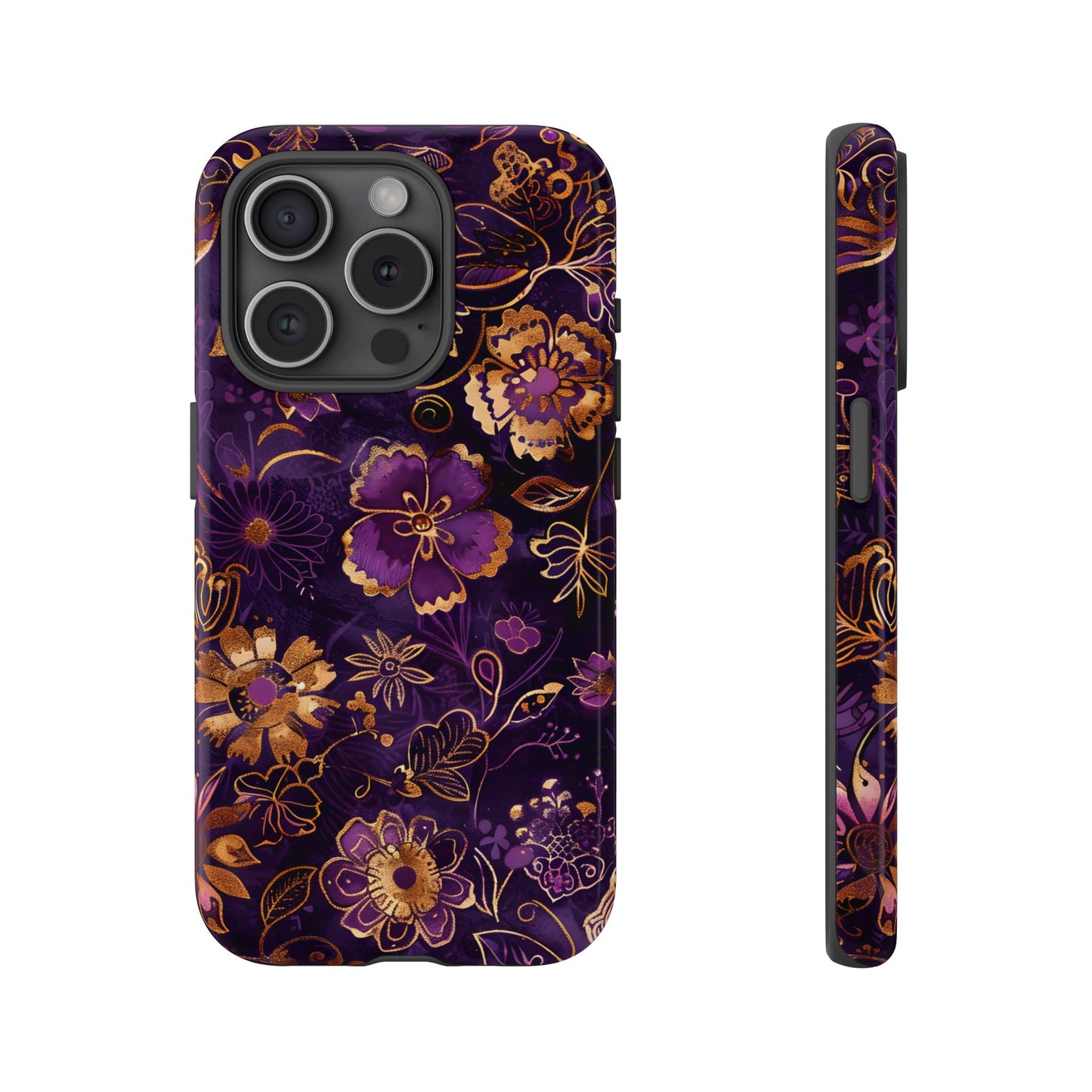 Royal Garden โ Tough Glossy iPhone Case