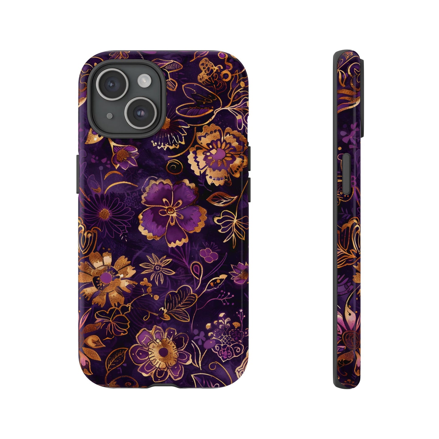 Royal Garden โ Tough Glossy iPhone Case