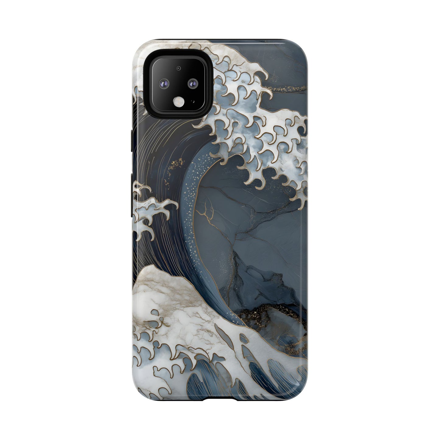 Golden Wave – Tough Glossy Google Pixel Case