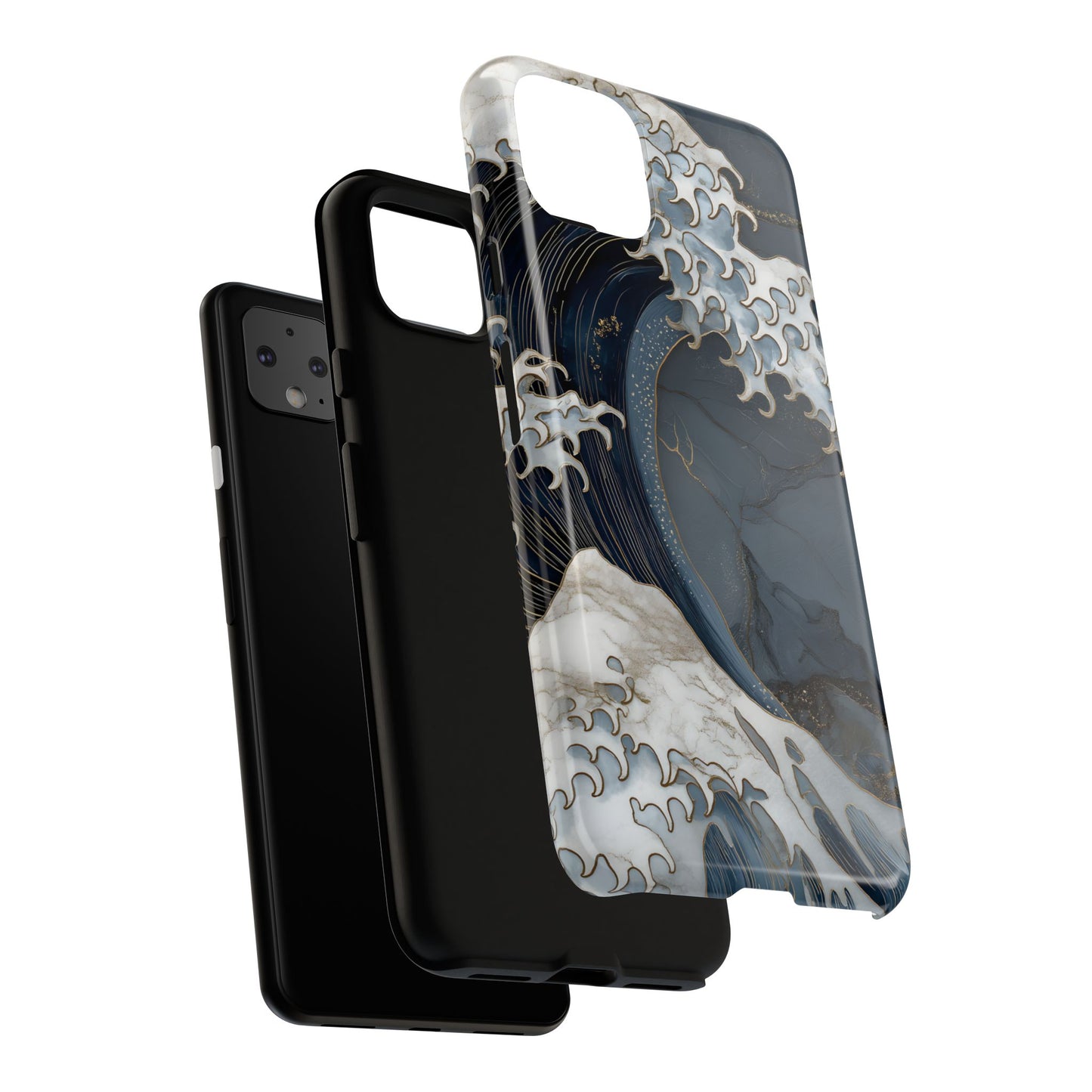 Golden Wave – Tough Glossy Google Pixel Case