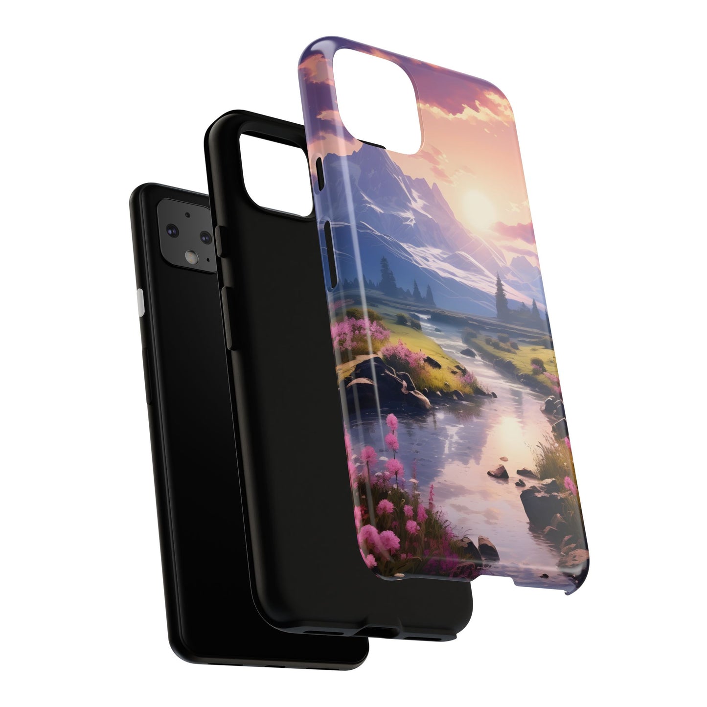 Alpine Dawn – Tough Glossy Google Pixel Case