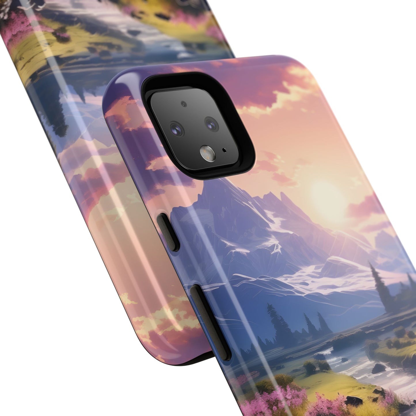 Alpine Dawn – Tough Glossy Google Pixel Case