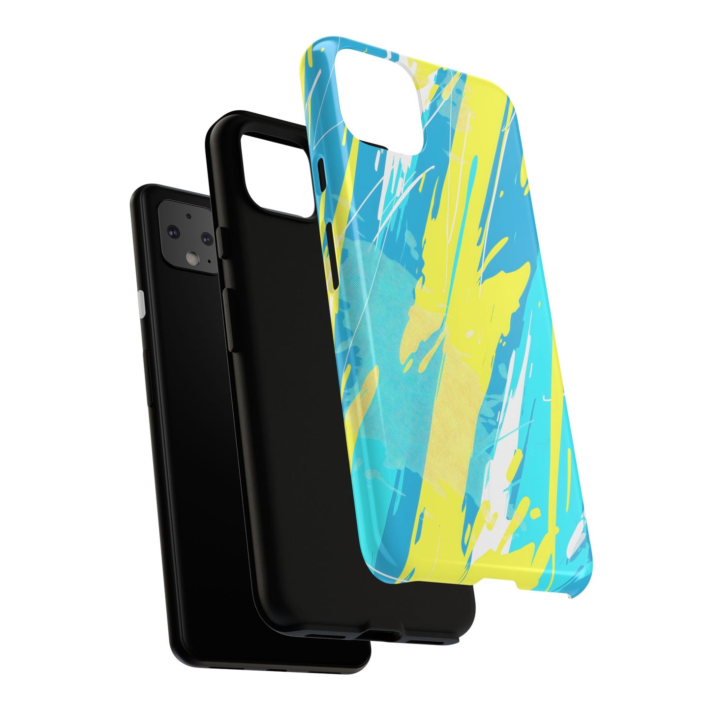 Neon Surge – Tough Glossy Google Pixel Case