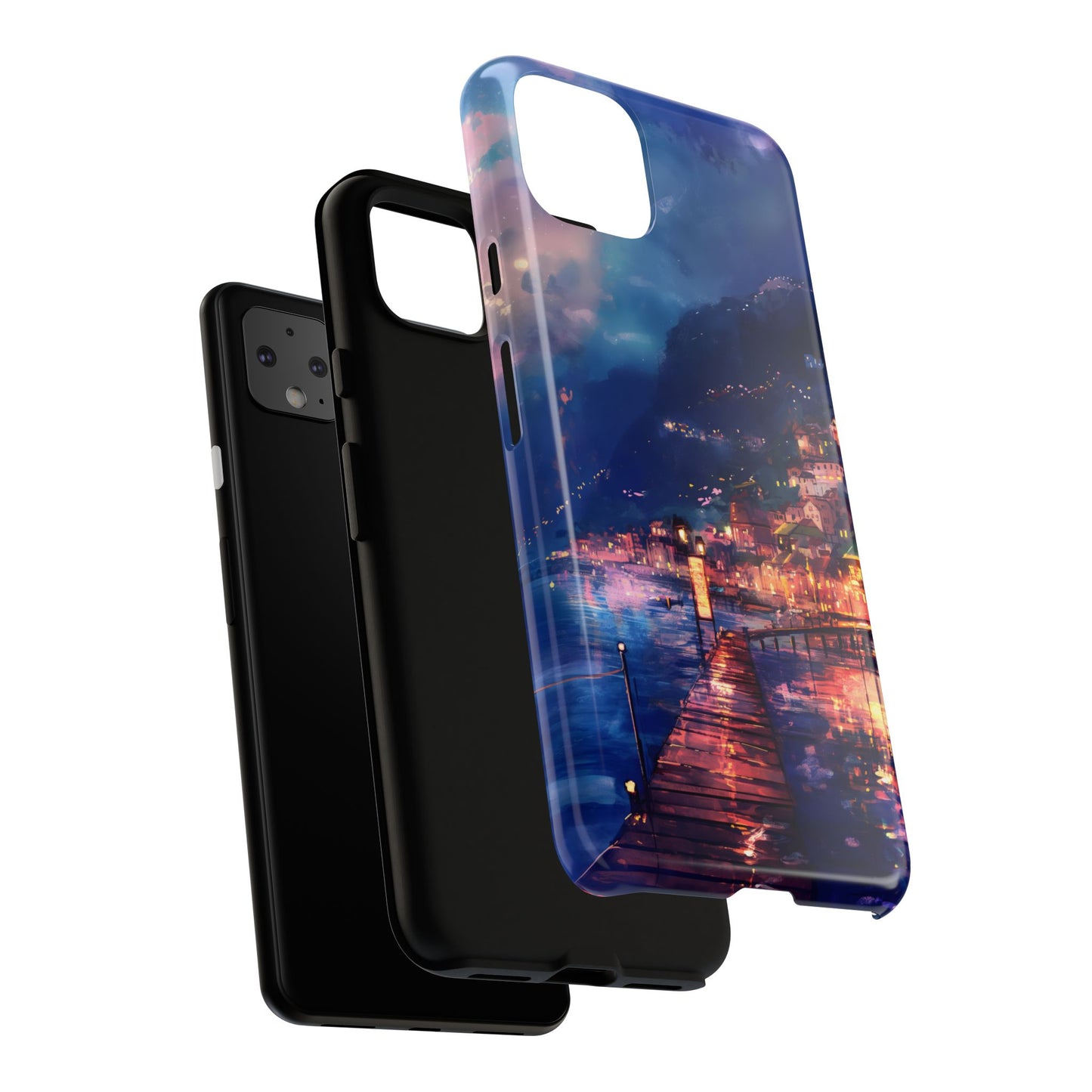 Twilight Harbor – Tough Glossy Google Pixel Case