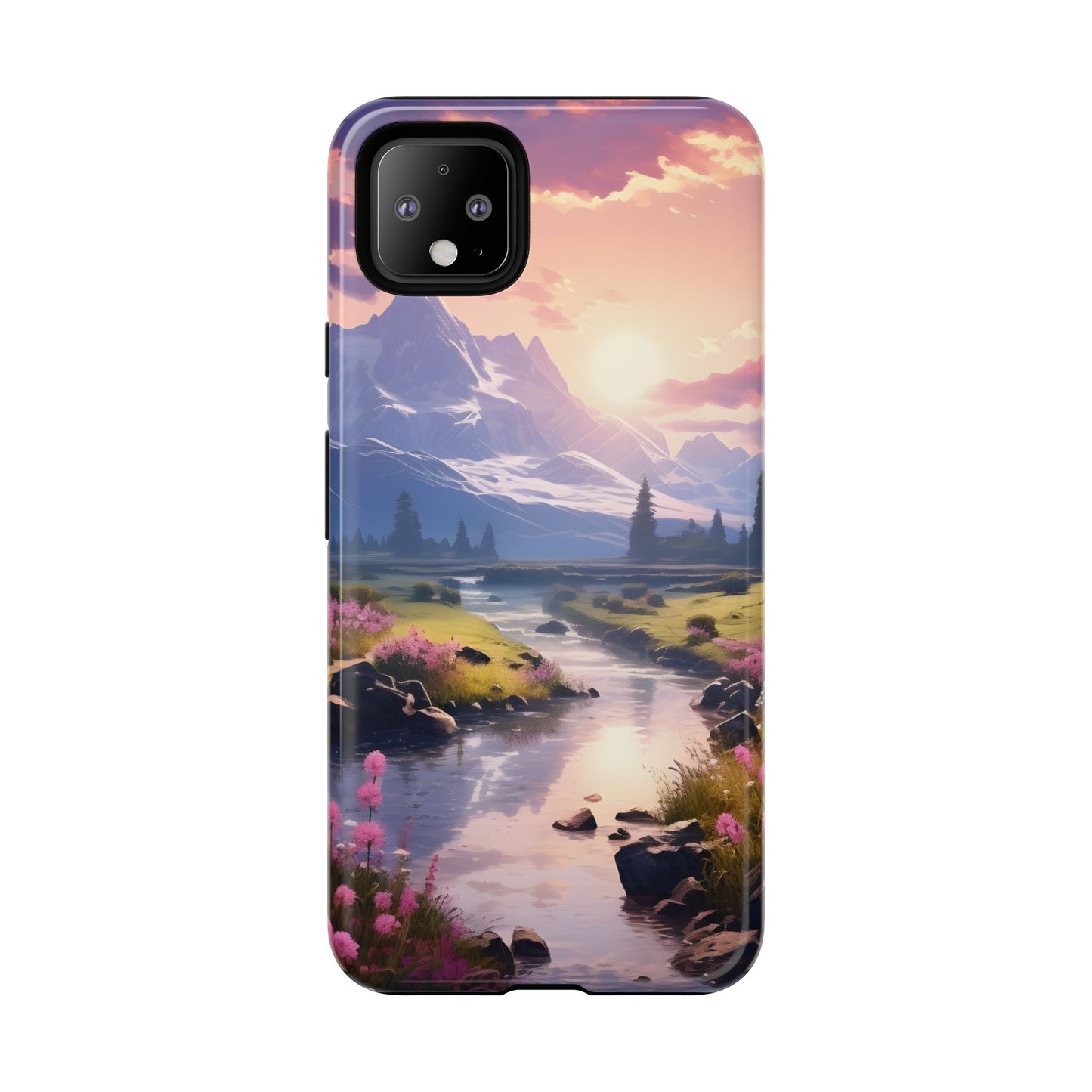 Alpine Dawn – Tough Glossy Google Pixel Case