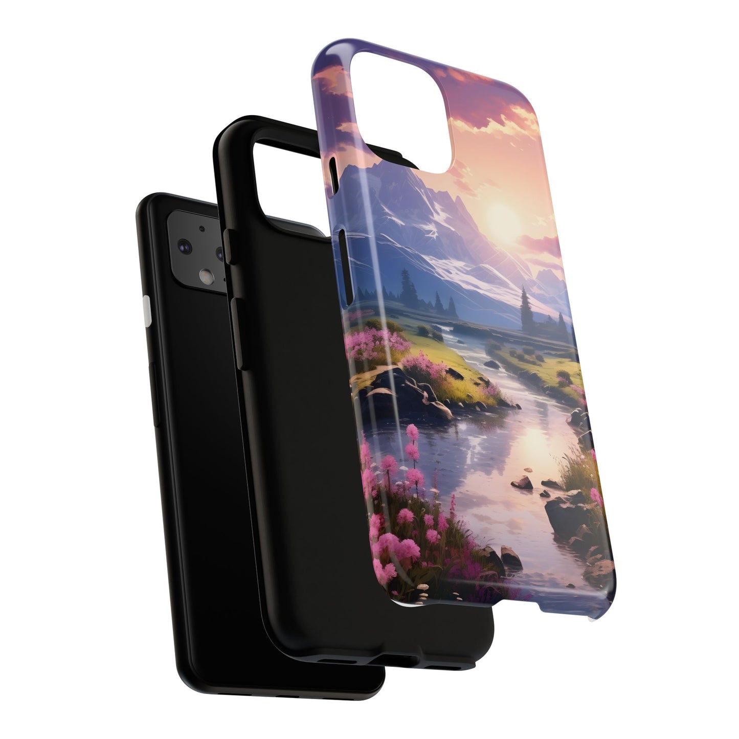 Alpine Dawn – Tough Glossy Google Pixel Case