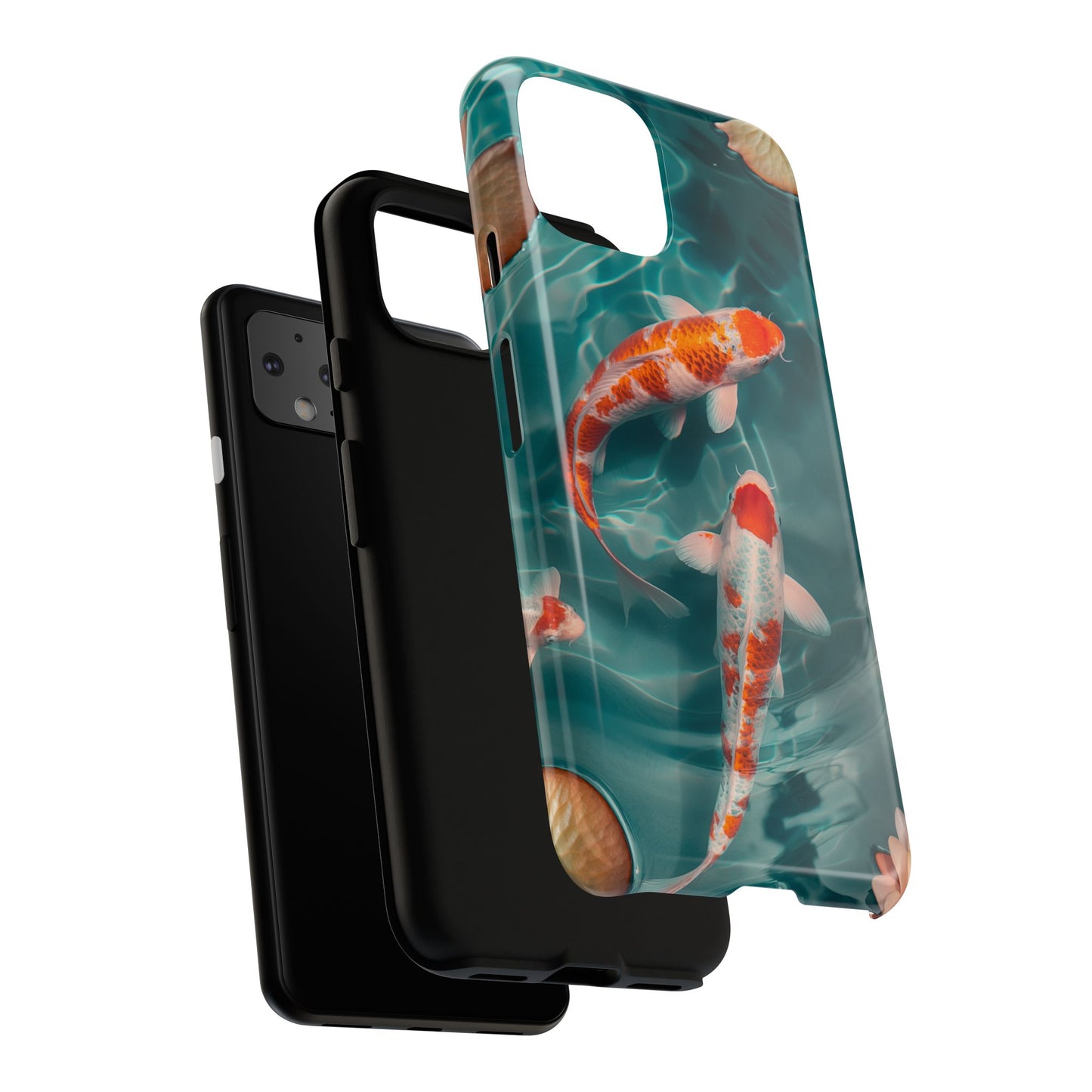 Tranquil Koi Pond – Tough Glossy Google Pixel Case