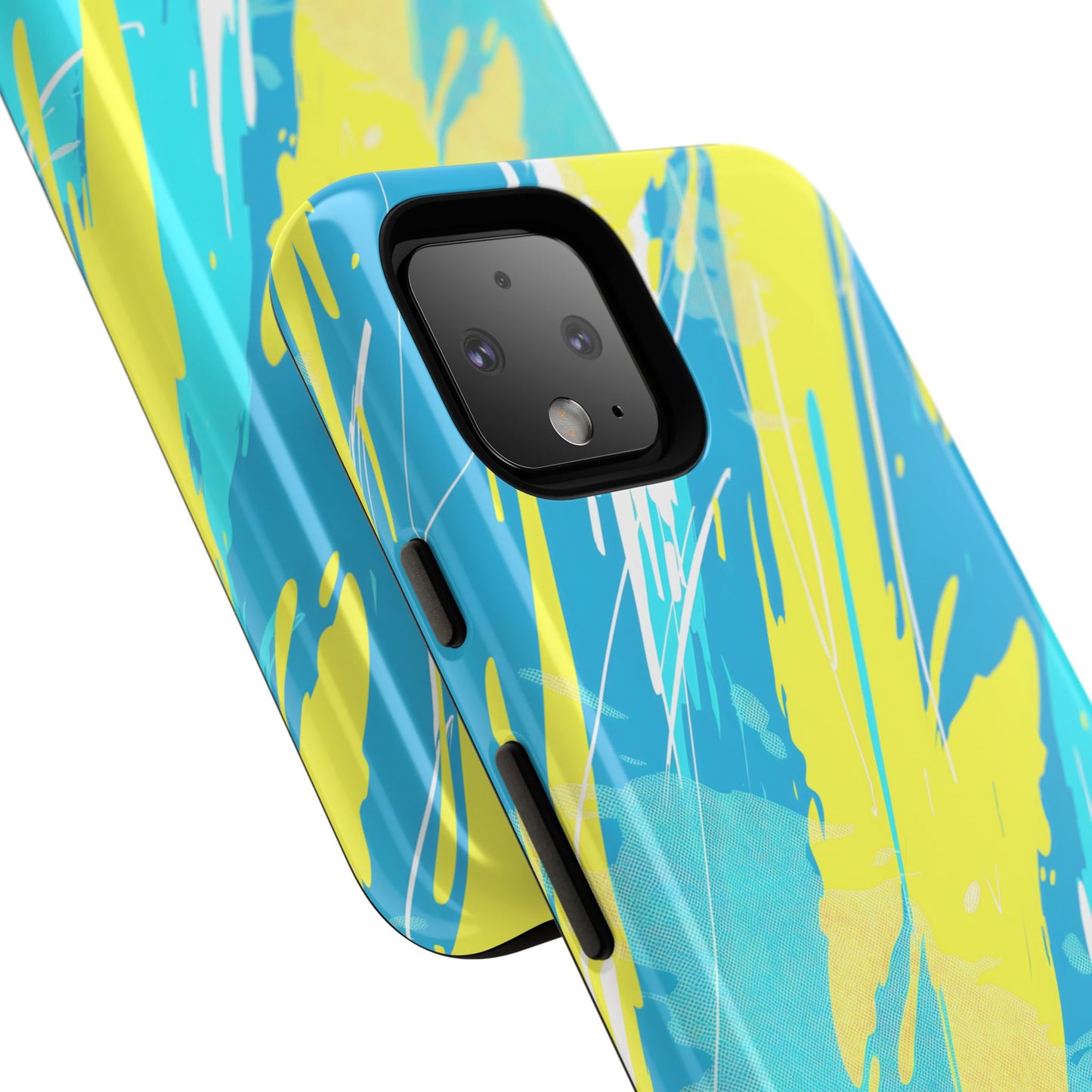 Neon Surge – Tough Glossy Google Pixel Case