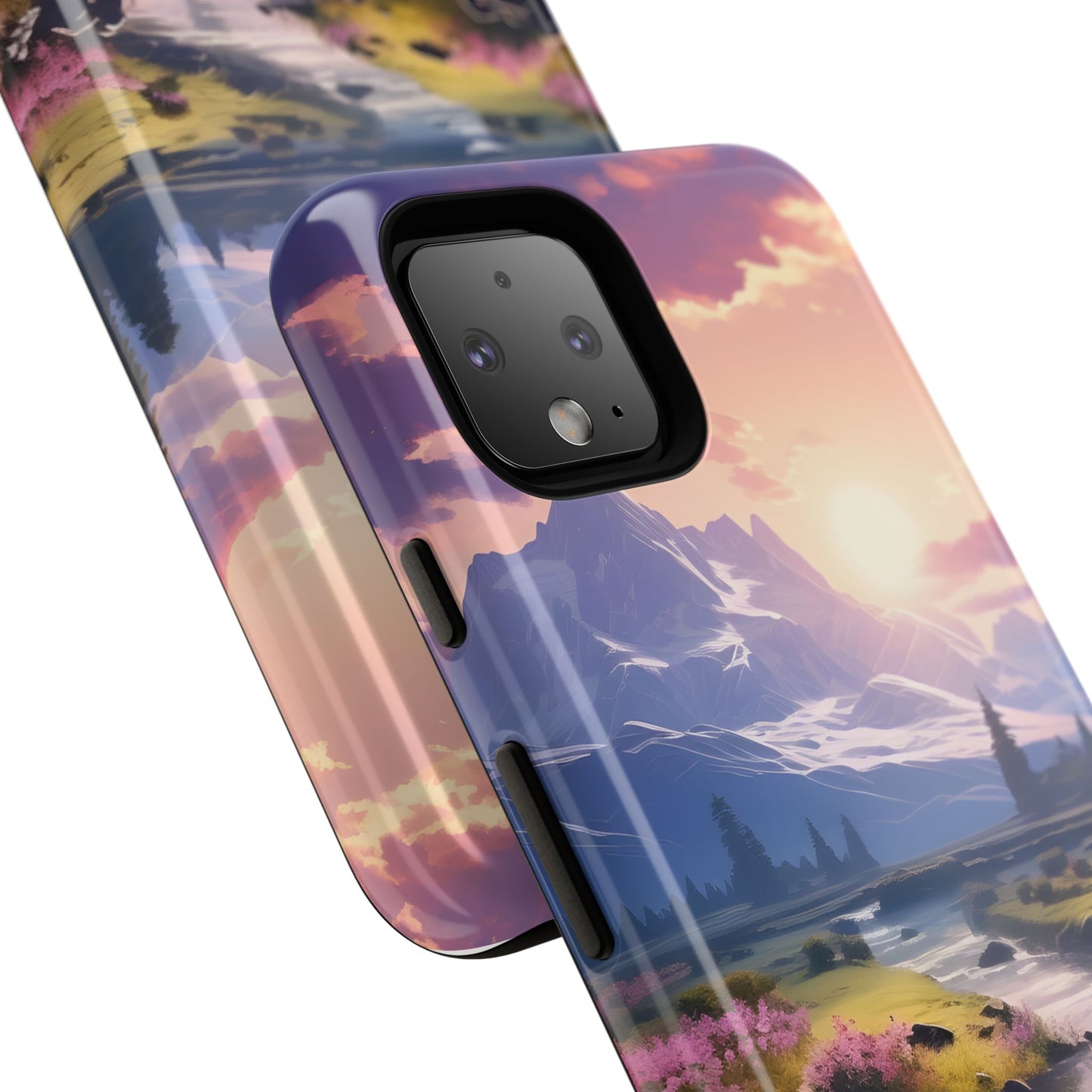 Alpine Dawn – Tough Glossy Google Pixel Case