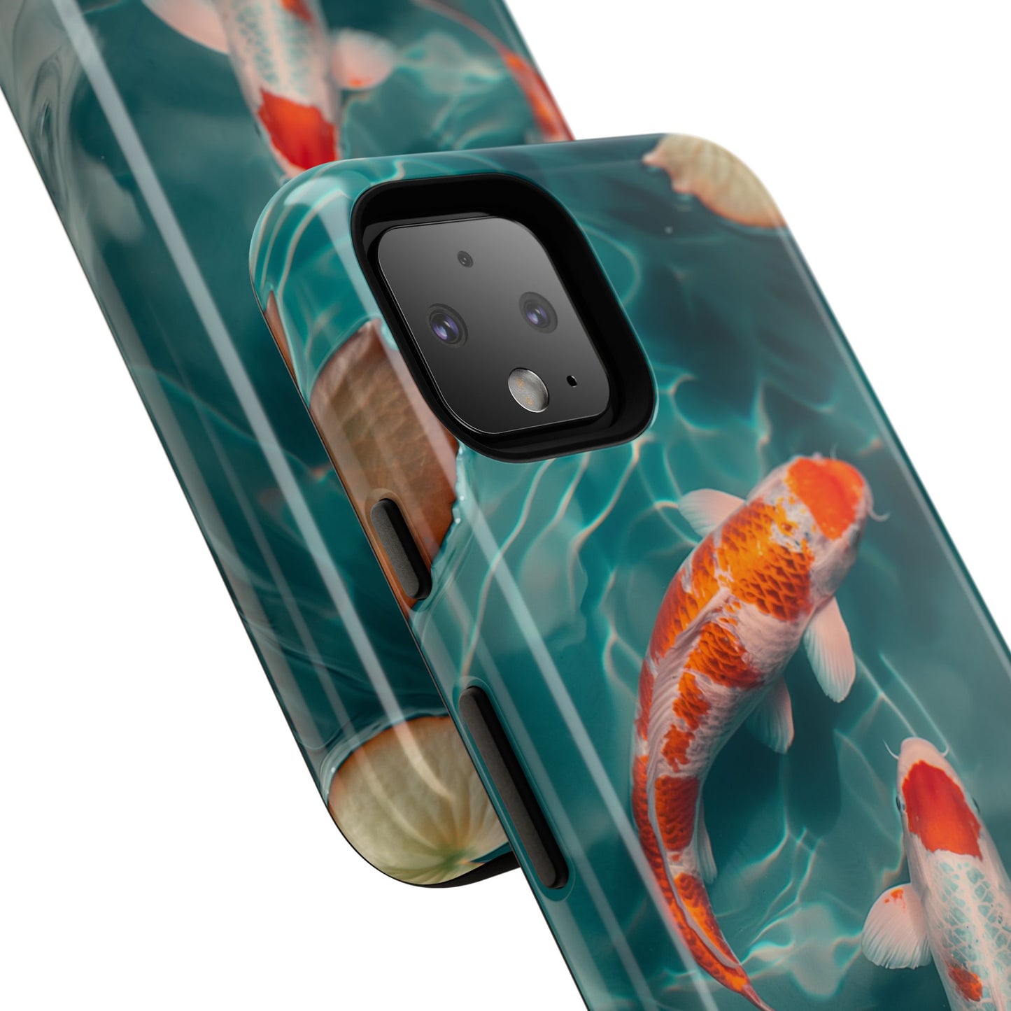 Tranquil Koi Pond – Tough Glossy Google Pixel Case
