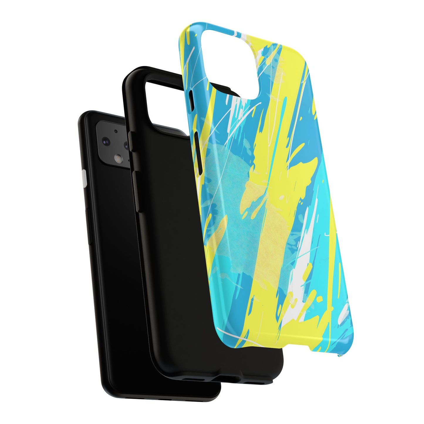 Neon Surge – Tough Glossy Google Pixel Case