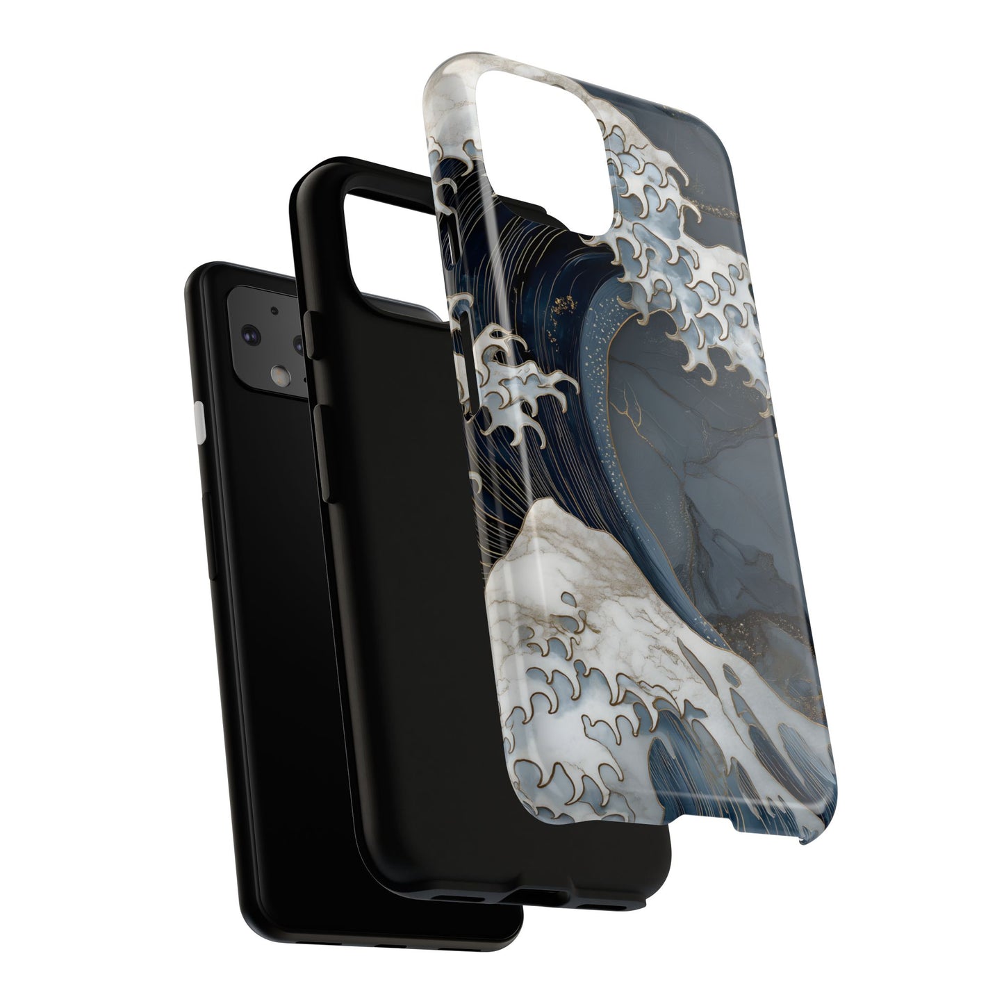 Golden Wave – Tough Glossy Google Pixel Case