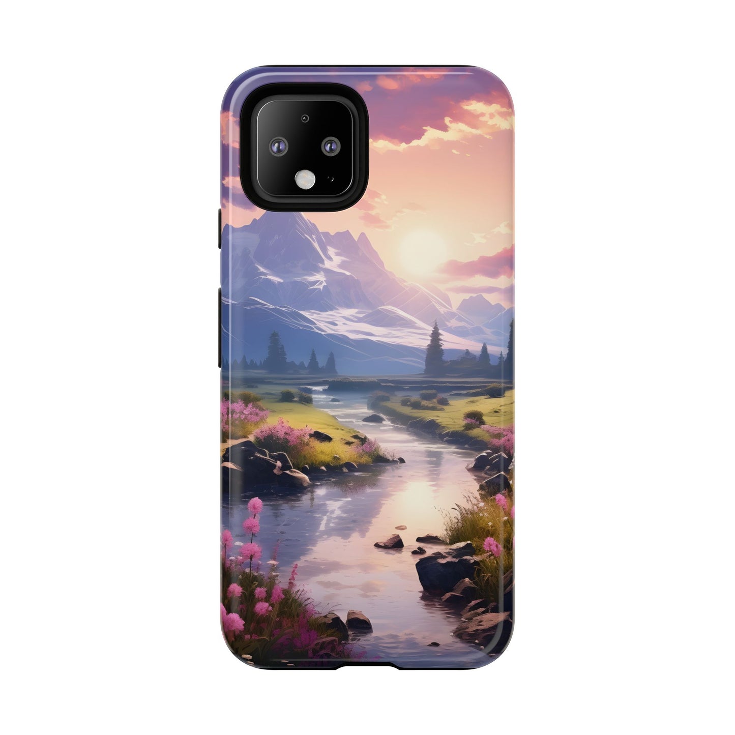 Alpine Dawn – Tough Glossy Google Pixel Case