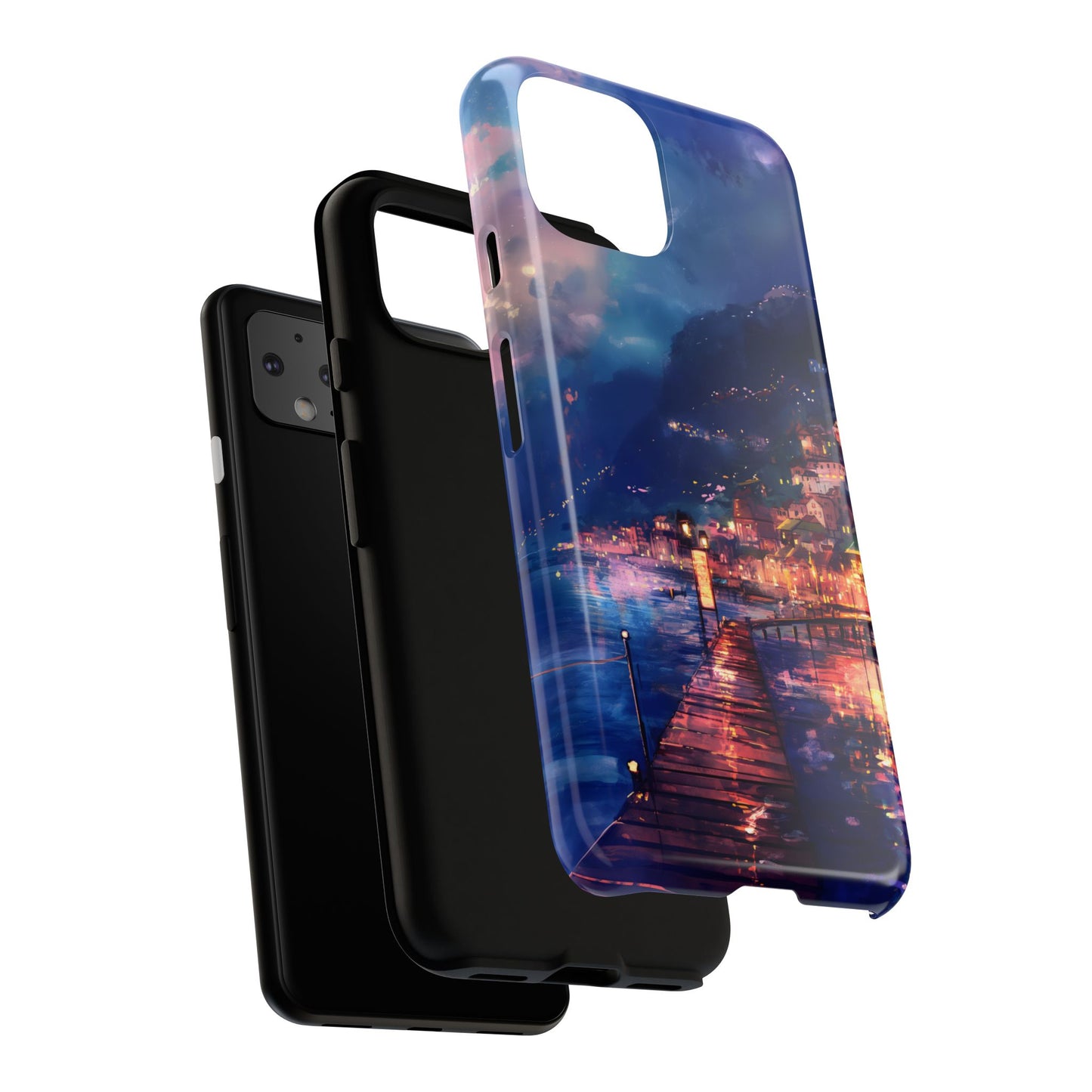 Twilight Harbor – Tough Glossy Google Pixel Case