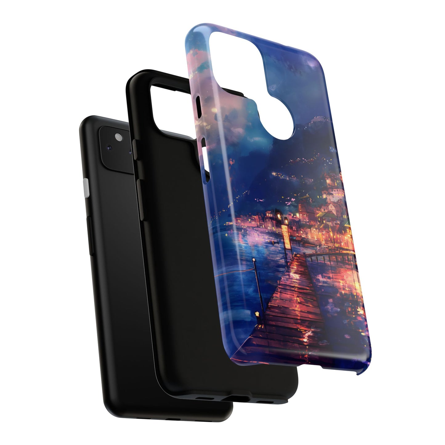 Twilight Harbor – Tough Glossy Google Pixel Case