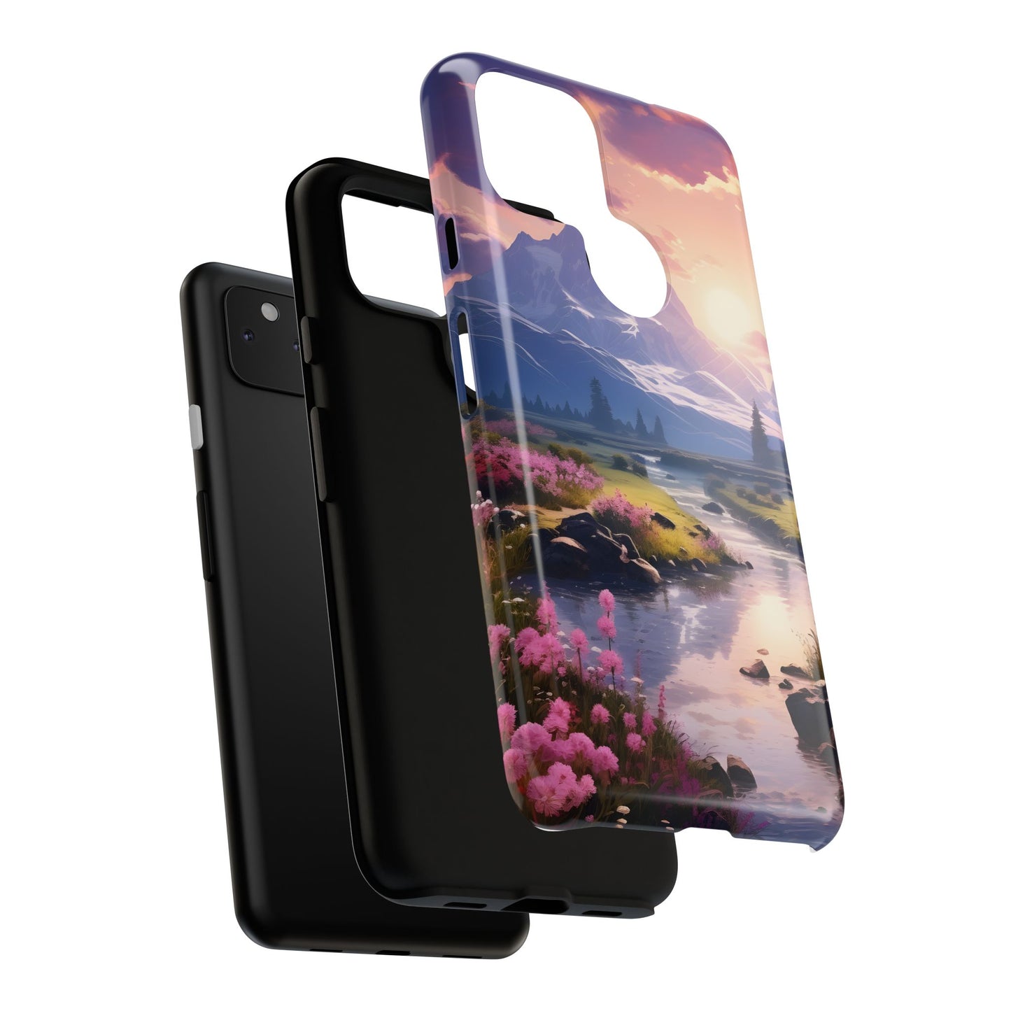 Alpine Dawn – Tough Glossy Google Pixel Case
