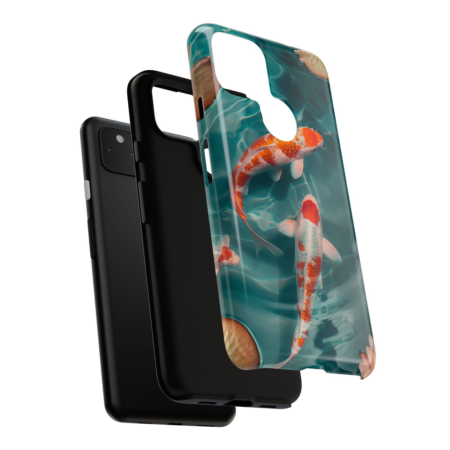 Tranquil Koi Pond – Tough Glossy Google Pixel Case