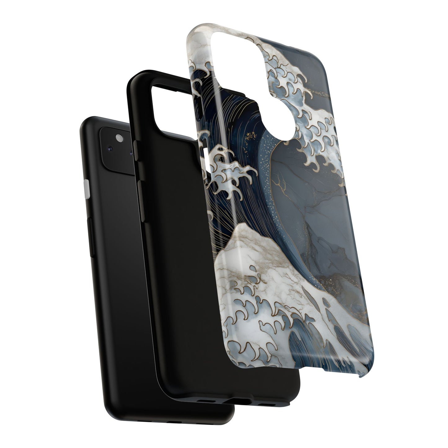 Golden Wave – Tough Glossy Google Pixel Case