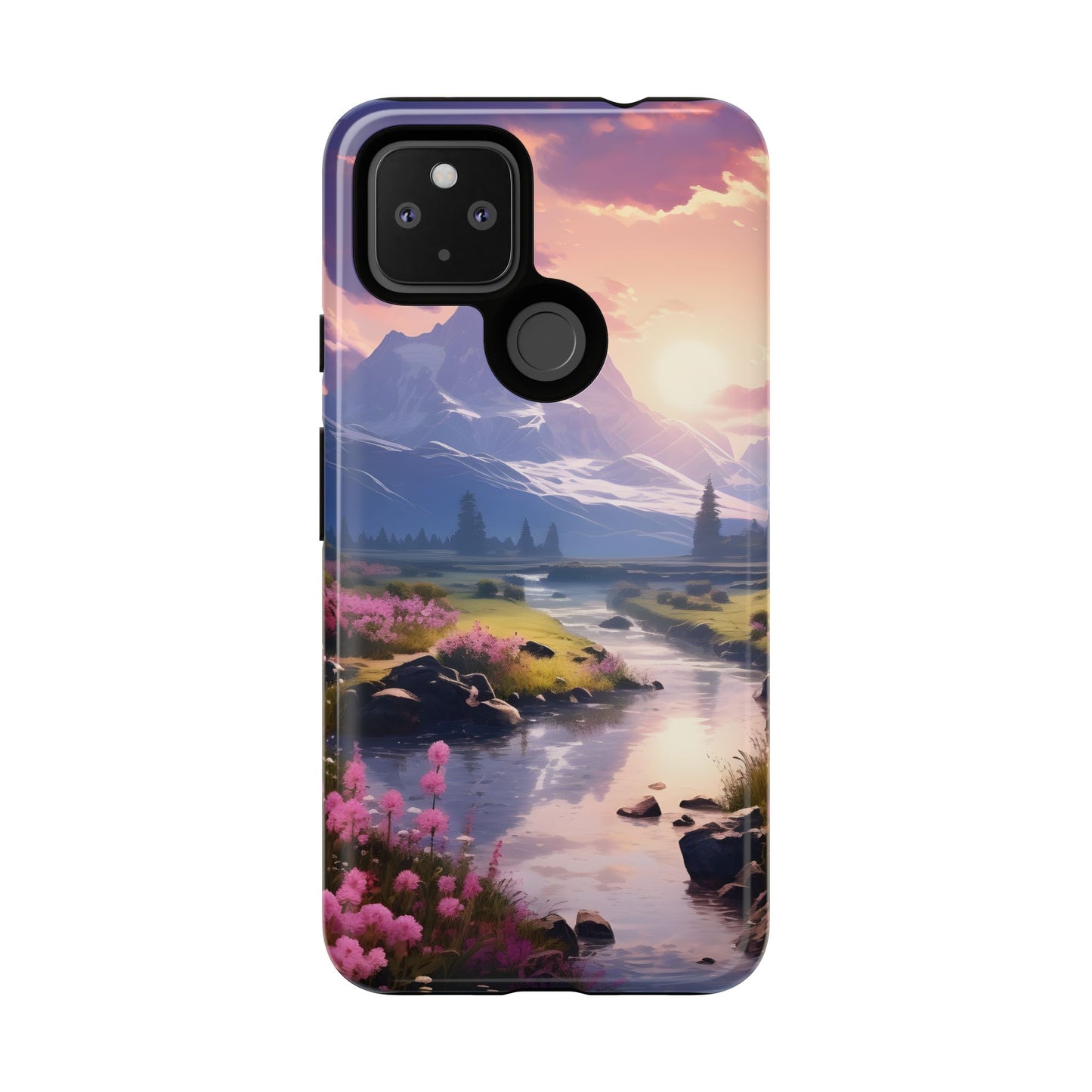Alpine Dawn – Tough Glossy Google Pixel Case