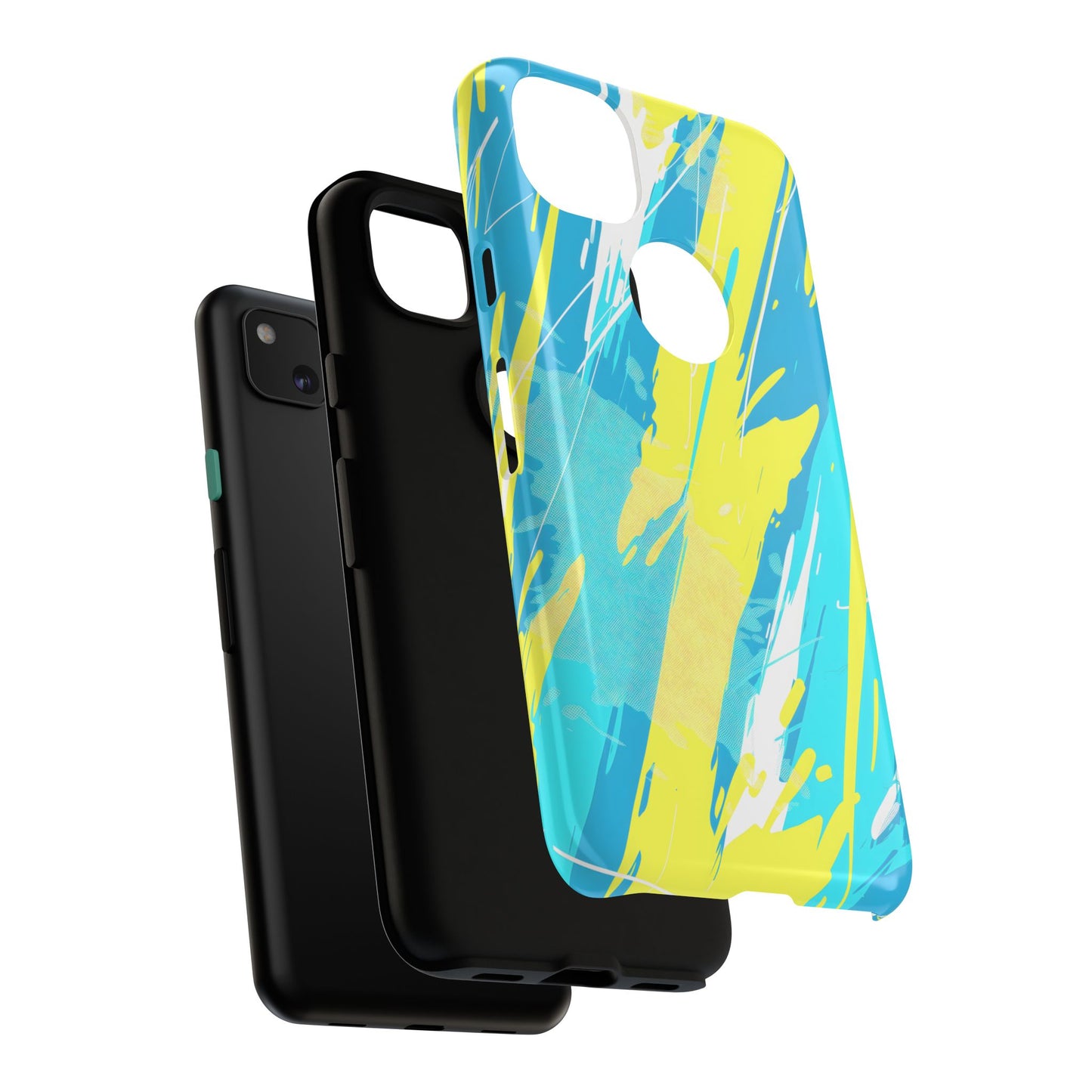 Neon Surge – Tough Glossy Google Pixel Case
