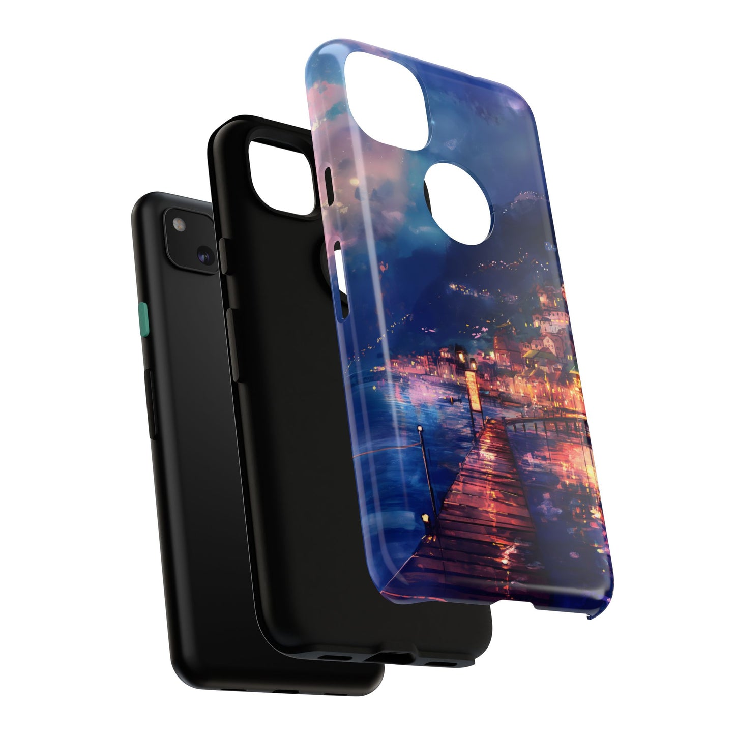 Twilight Harbor – Tough Glossy Google Pixel Case