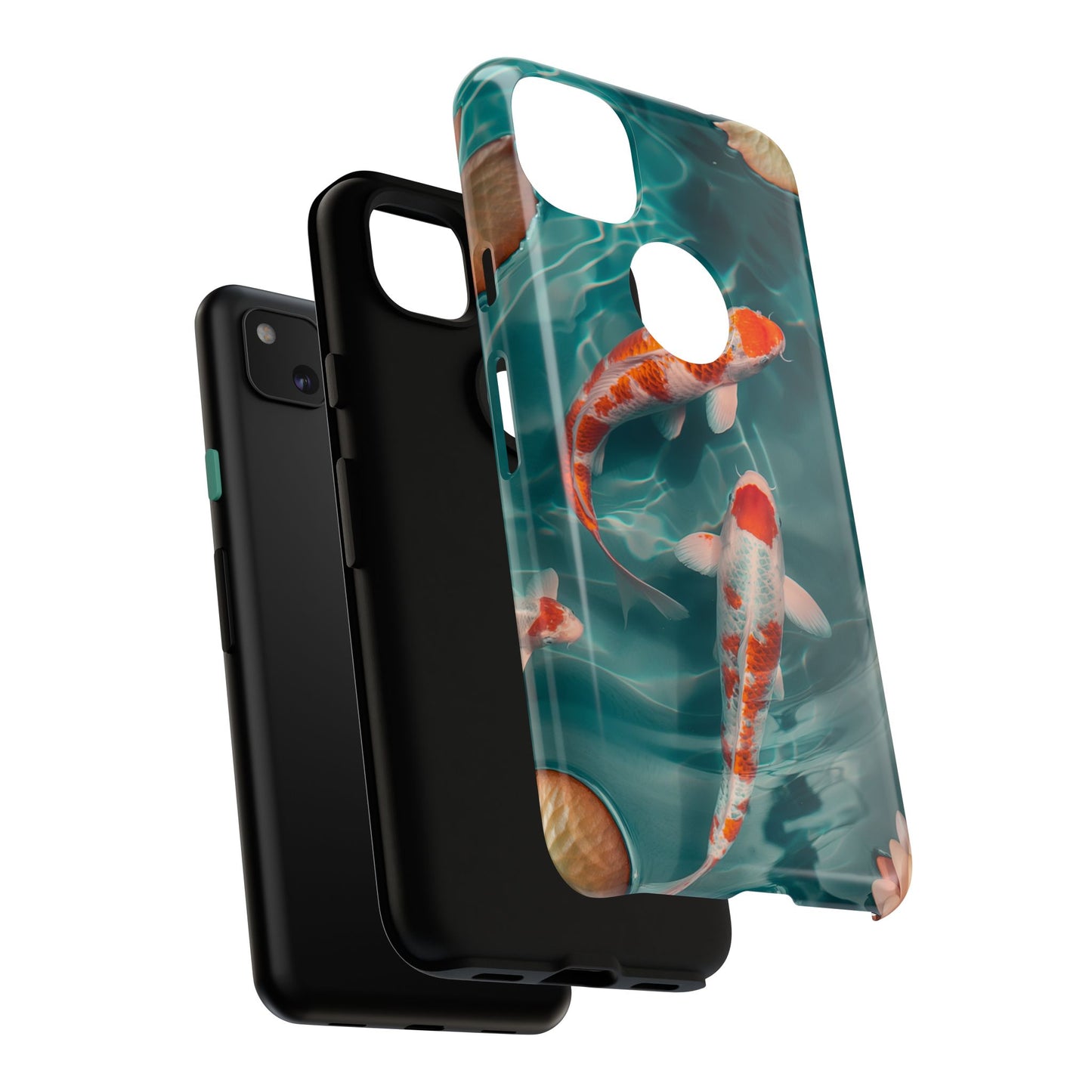 Tranquil Koi Pond – Tough Glossy Google Pixel Case