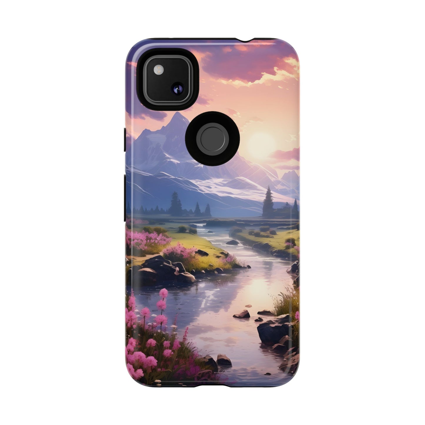 Alpine Dawn – Tough Glossy Google Pixel Case