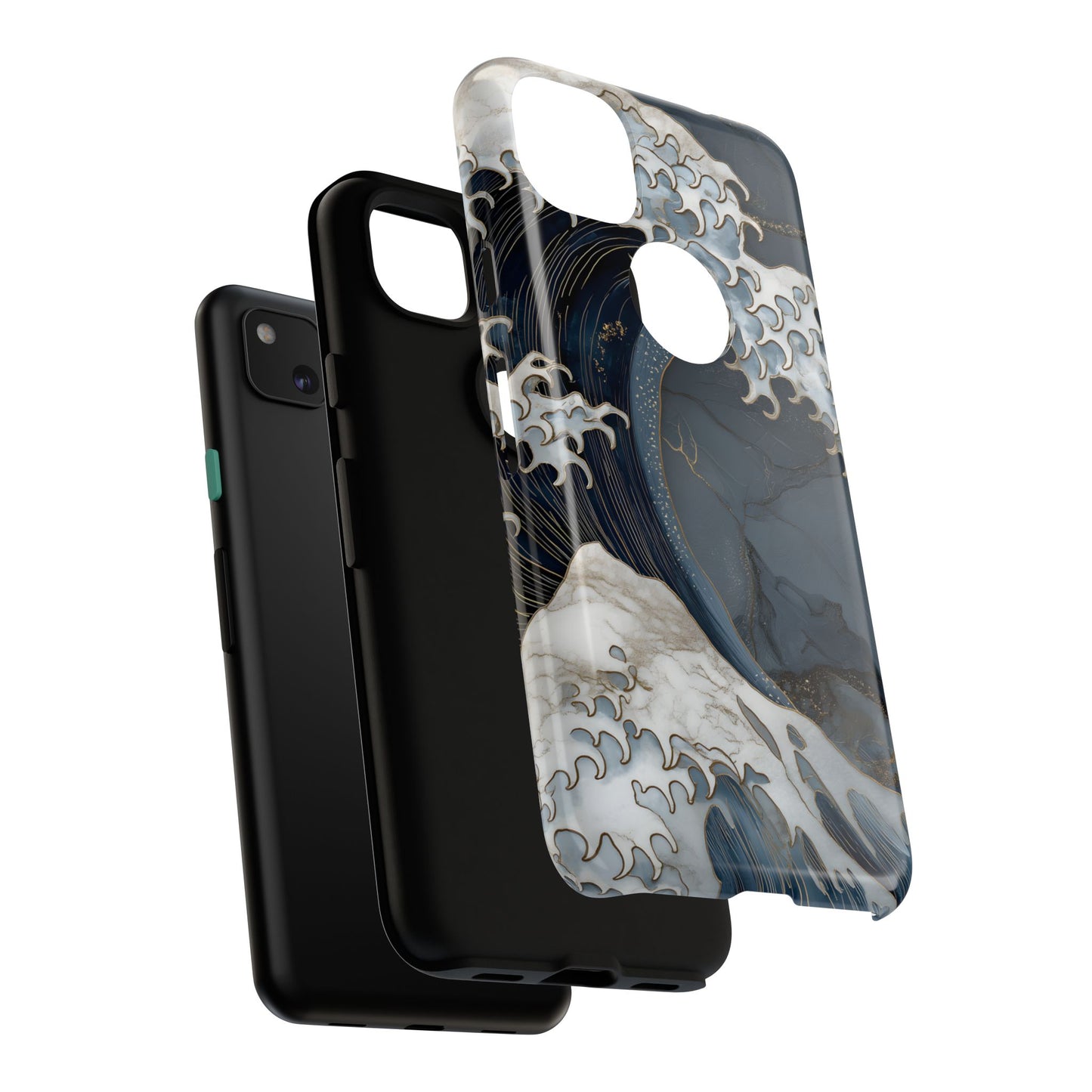 Golden Wave – Tough Glossy Google Pixel Case