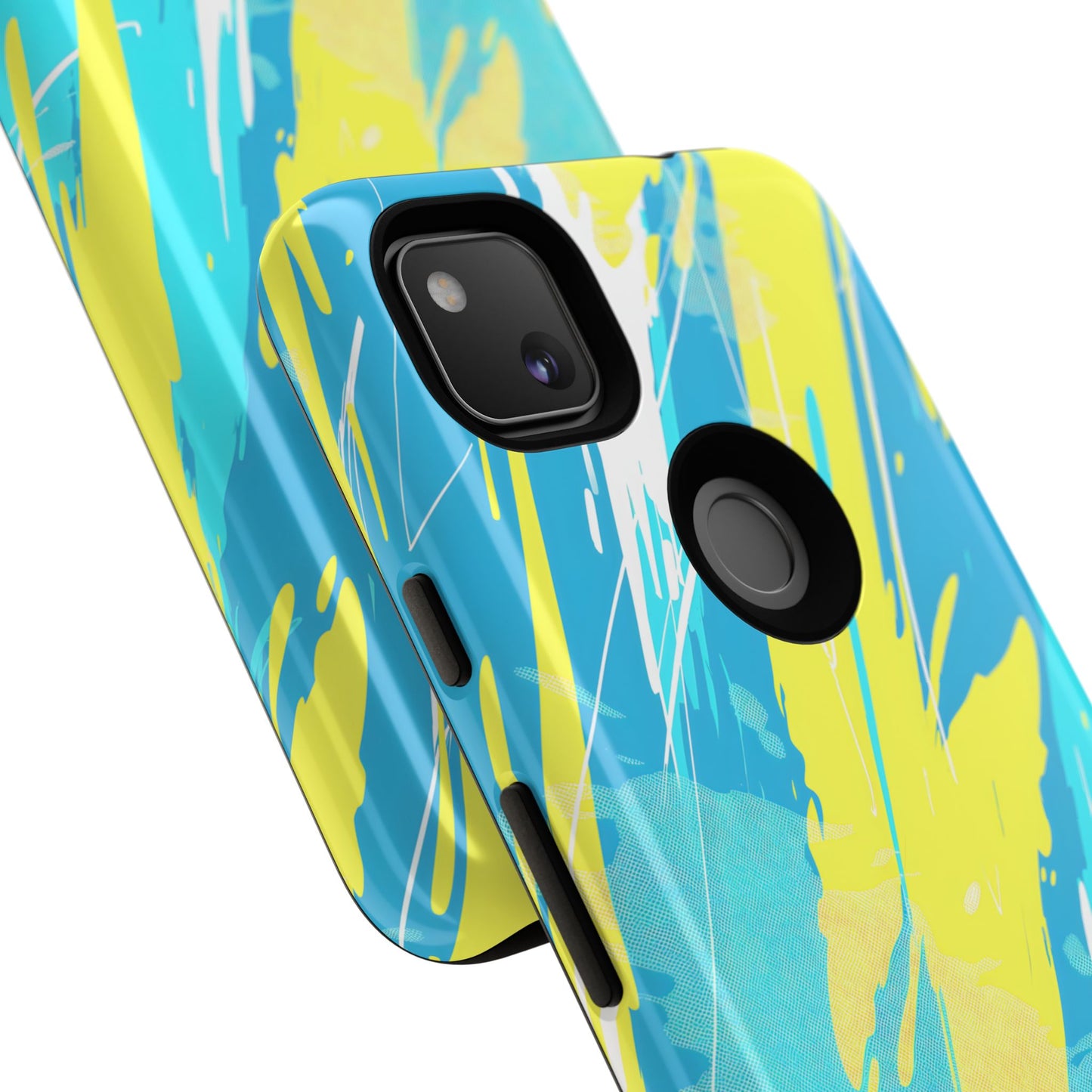 Neon Surge – Tough Glossy Google Pixel Case