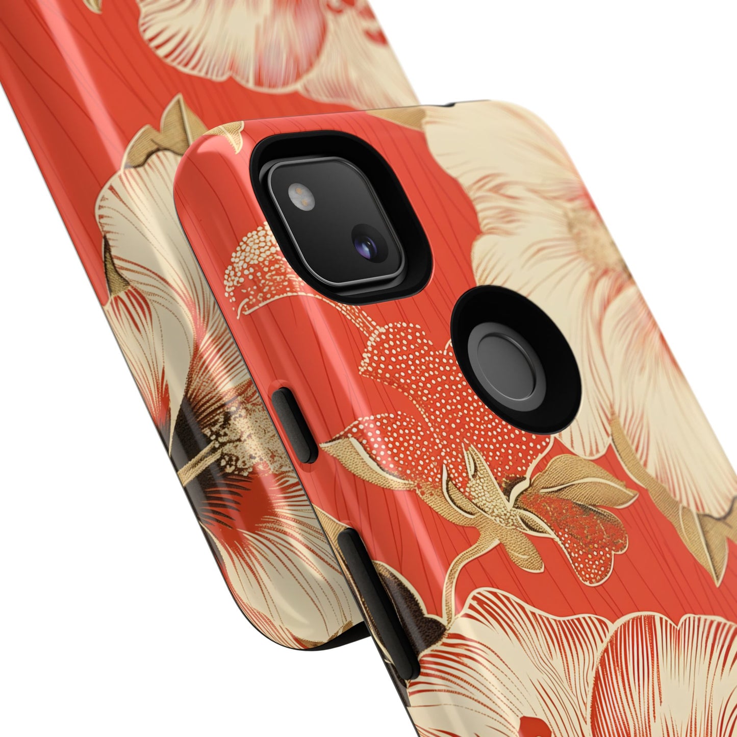 Golden Hibiscus โ Tough Glossy Google Pixel Case