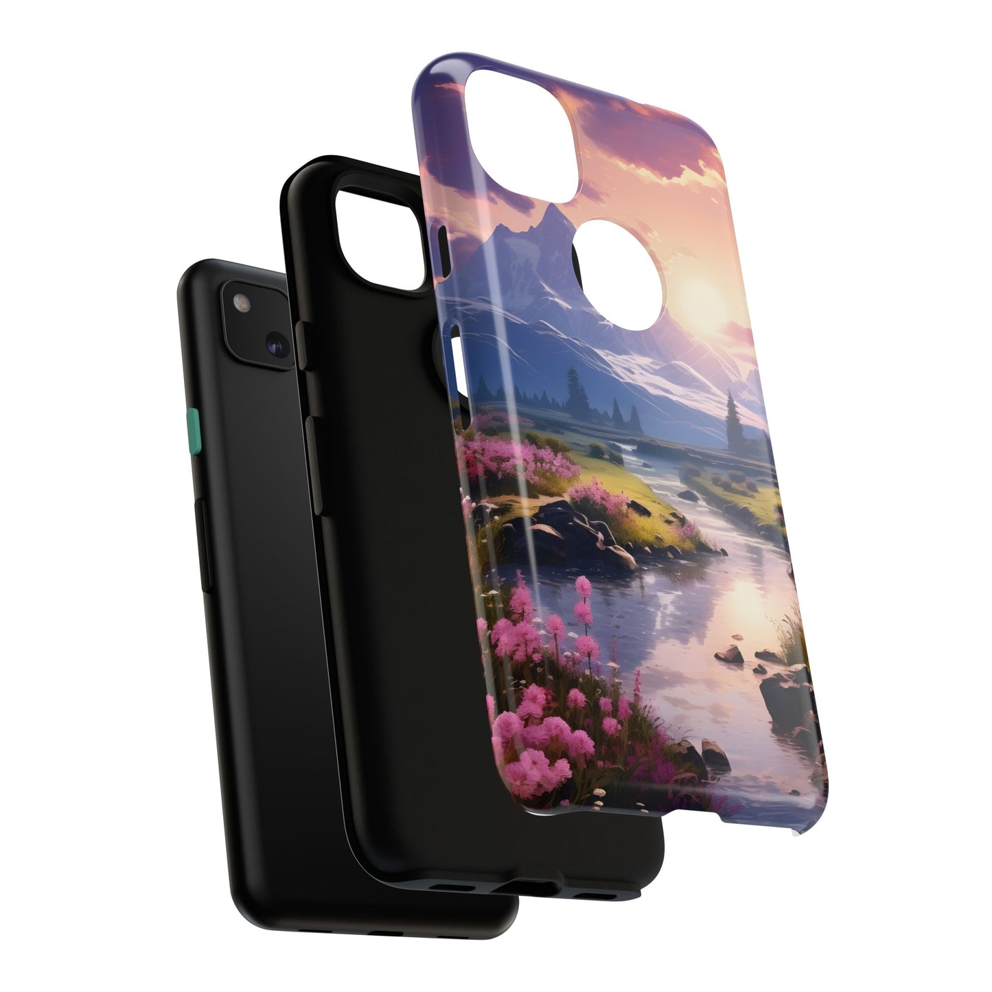 Alpine Dawn – Tough Glossy Google Pixel Case