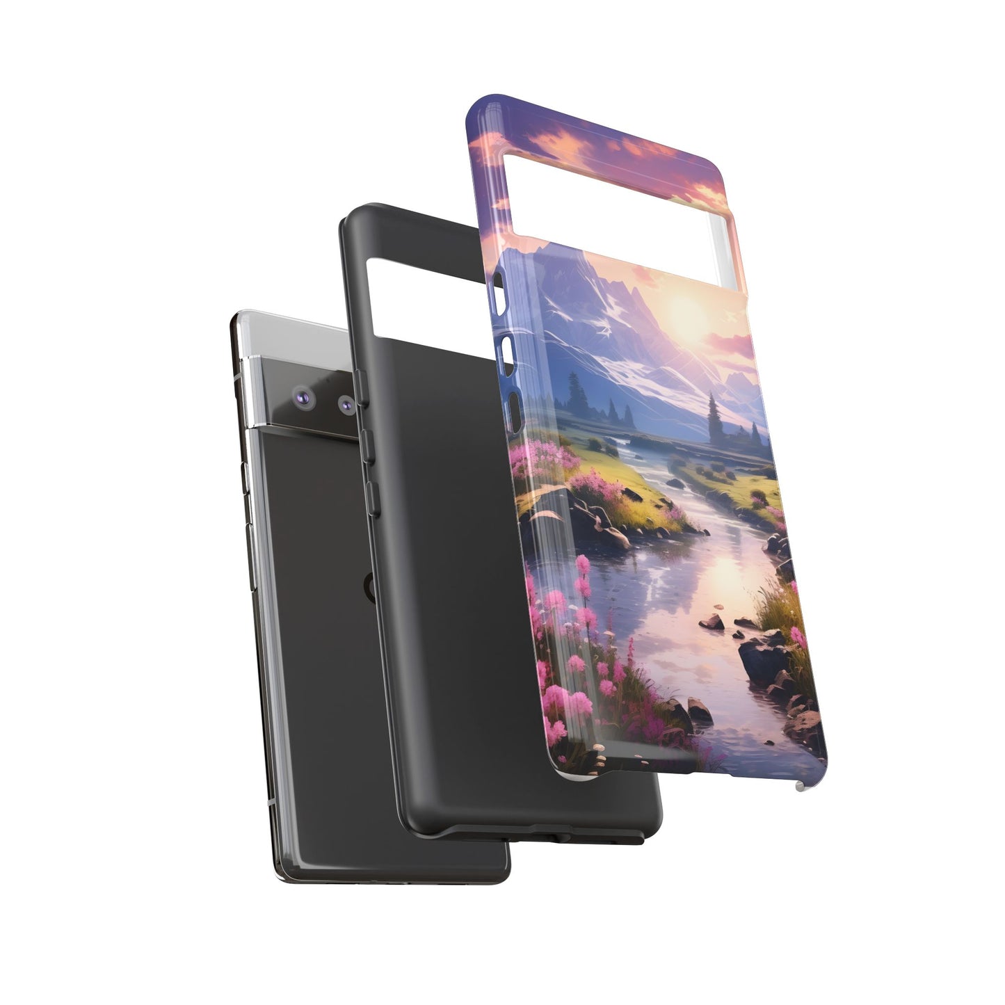 Alpine Dawn – Tough Glossy Google Pixel Case