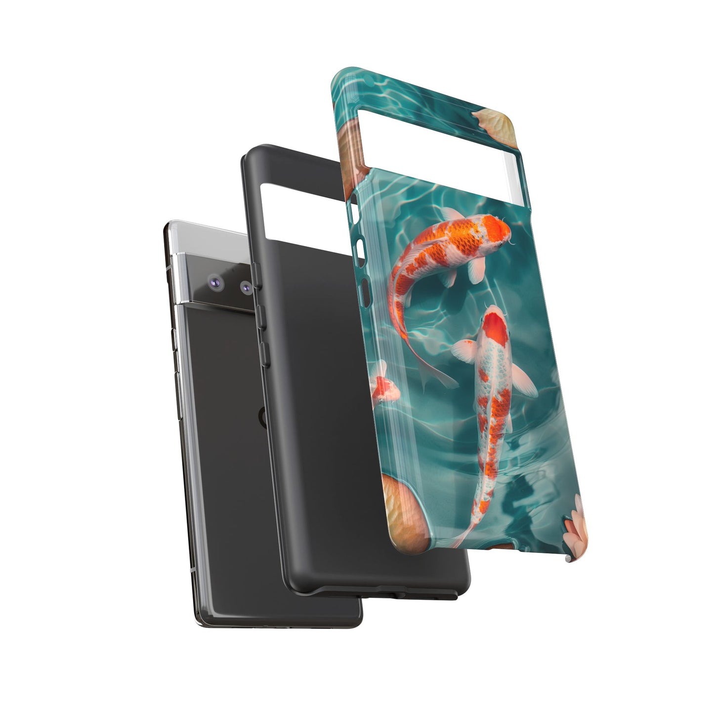 Tranquil Koi Pond – Tough Glossy Google Pixel Case