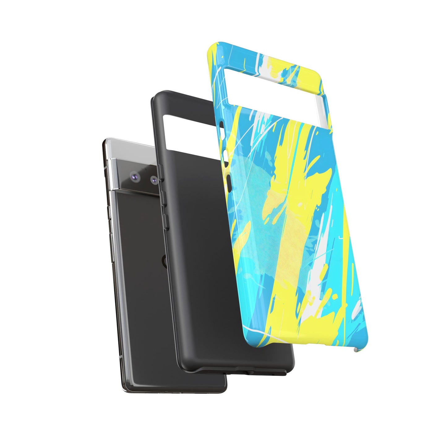 Neon Surge – Tough Glossy Google Pixel Case