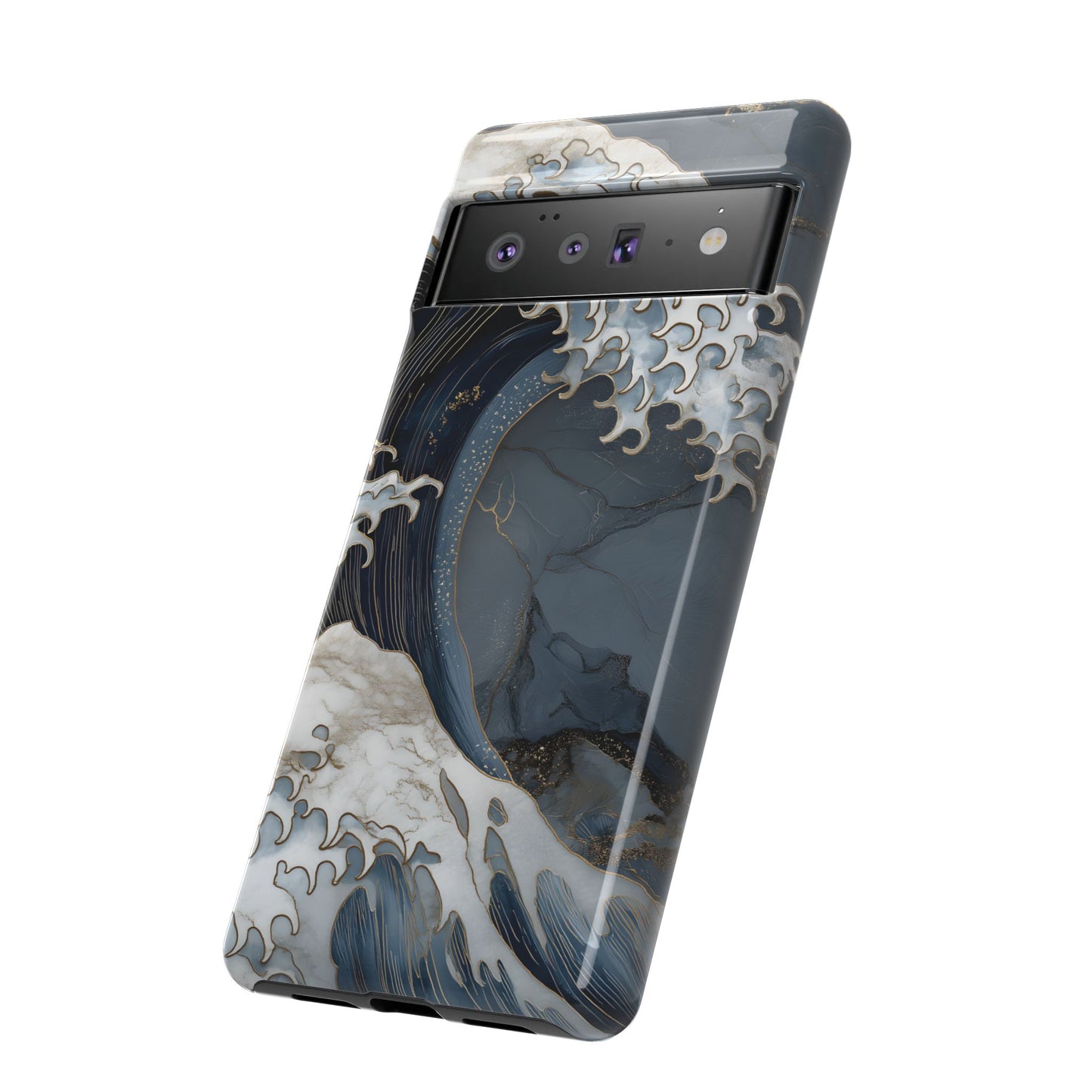 Golden Wave – Tough Glossy Google Pixel Case