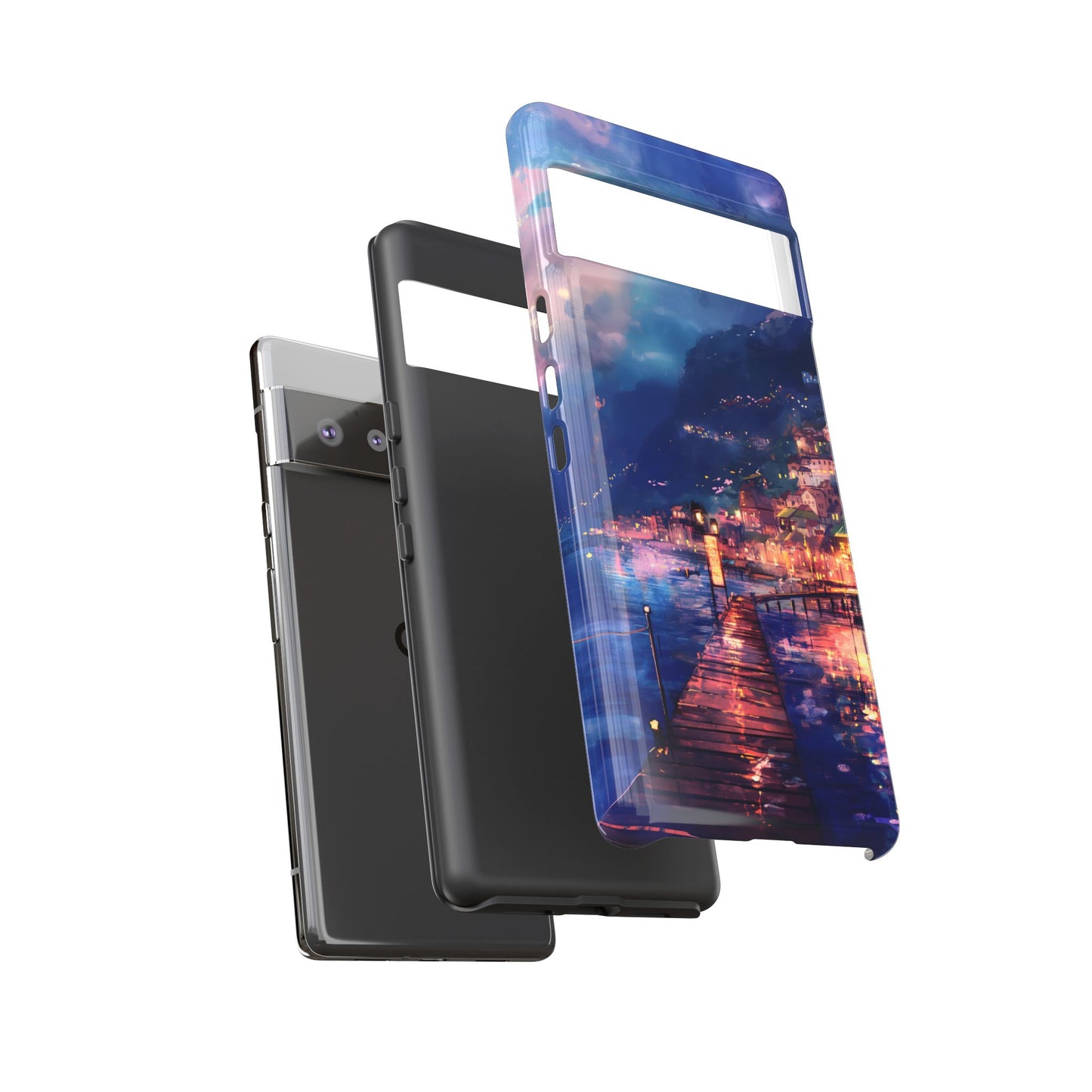 Twilight Harbor – Tough Glossy Google Pixel Case