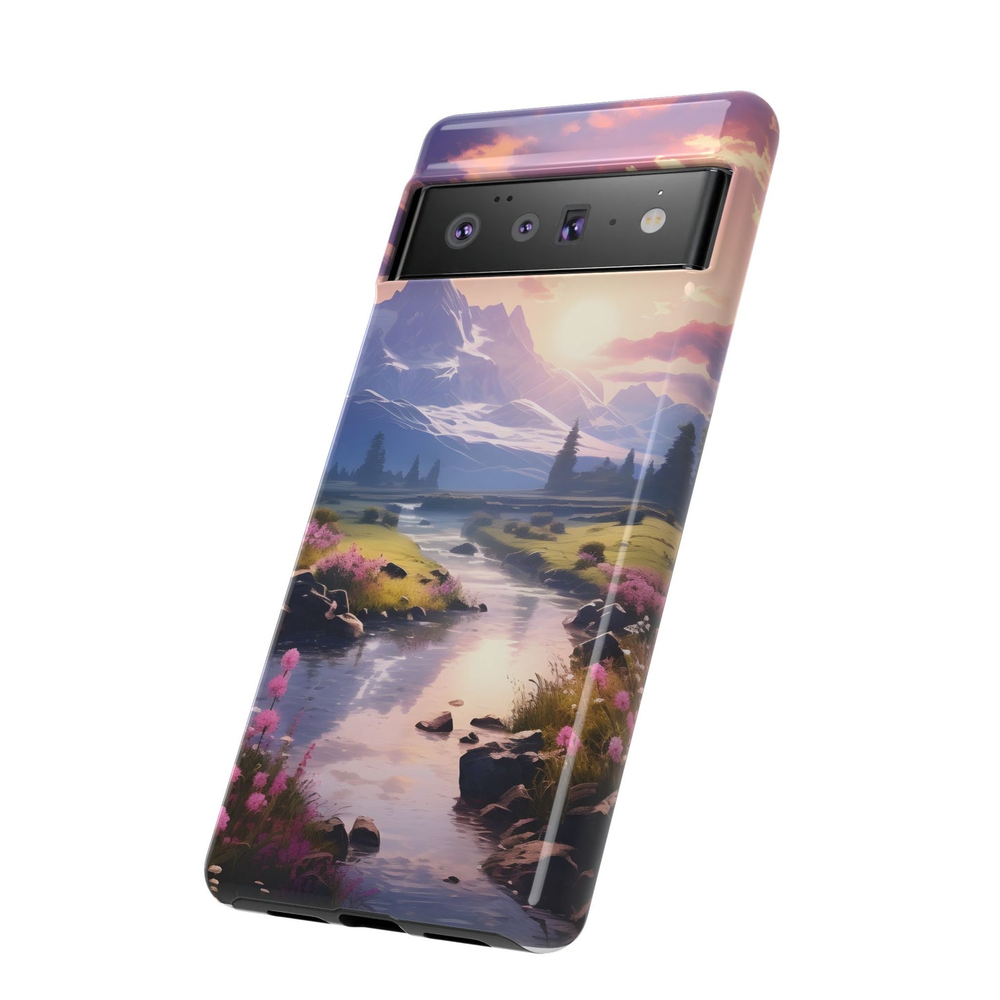 Alpine Dawn – Tough Glossy Google Pixel Case