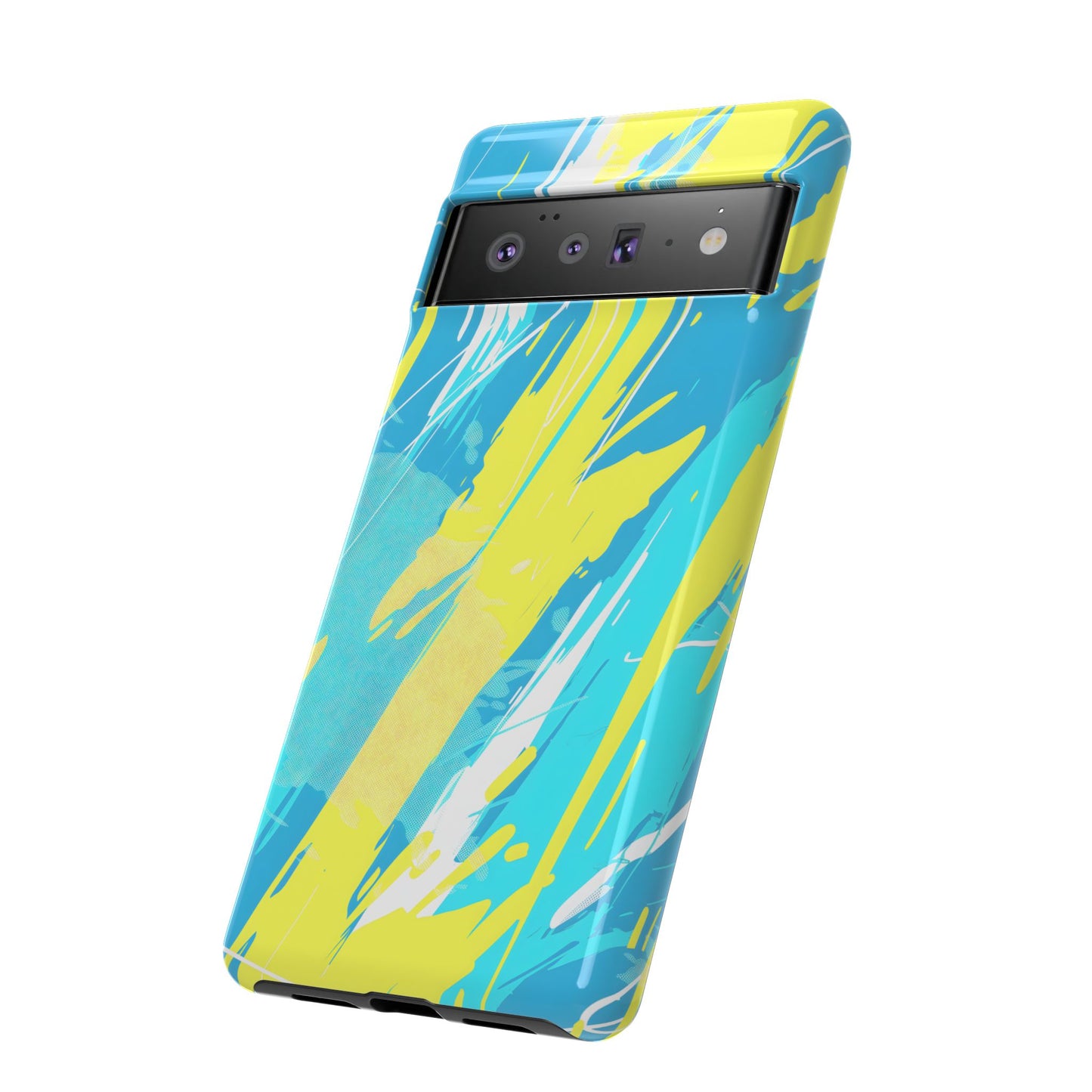 Neon Surge – Tough Glossy Google Pixel Case