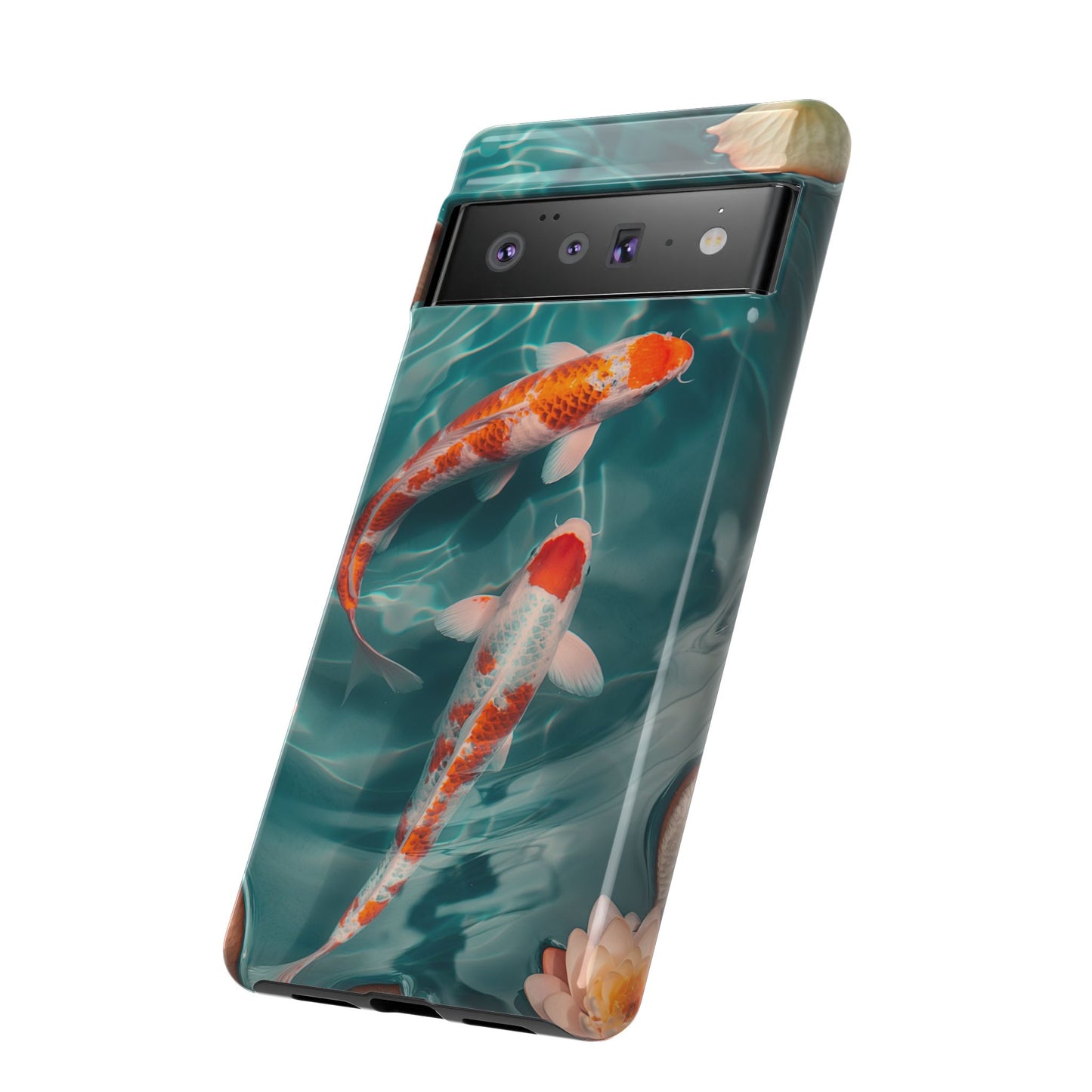 Tranquil Koi Pond – Tough Glossy Google Pixel Case