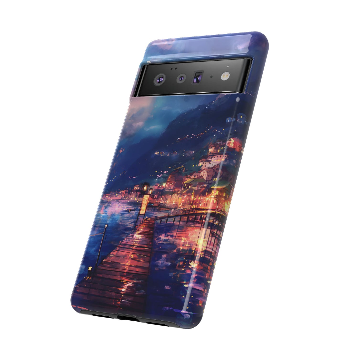 Twilight Harbor – Tough Glossy Google Pixel Case