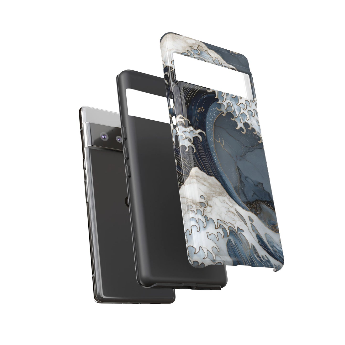 Golden Wave – Tough Glossy Google Pixel Case
