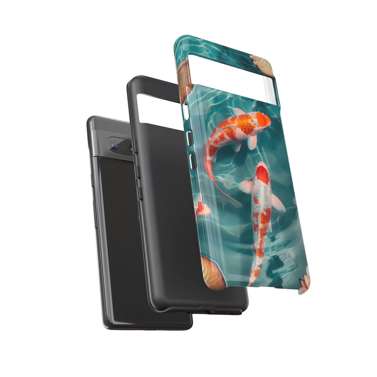 Tranquil Koi Pond – Tough Glossy Google Pixel Case