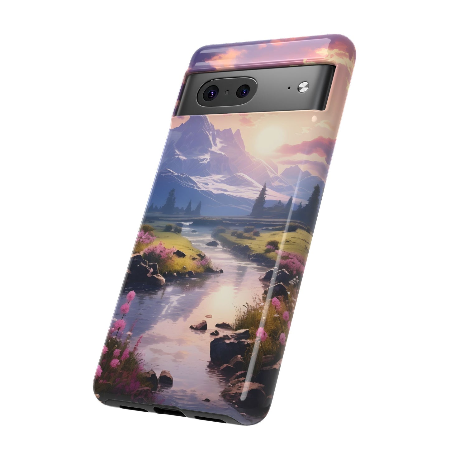 Alpine Dawn – Tough Glossy Google Pixel Case