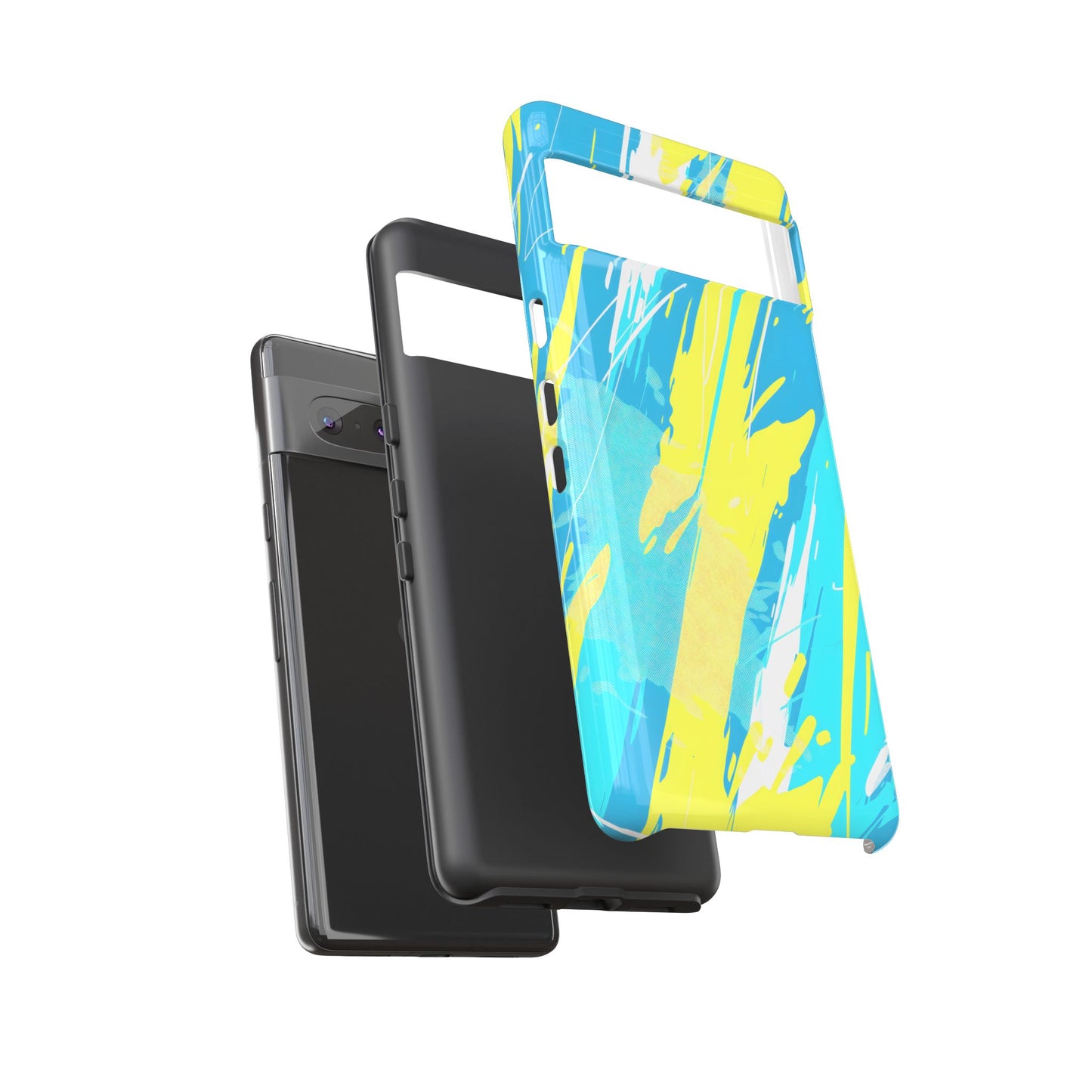 Neon Surge – Tough Glossy Google Pixel Case