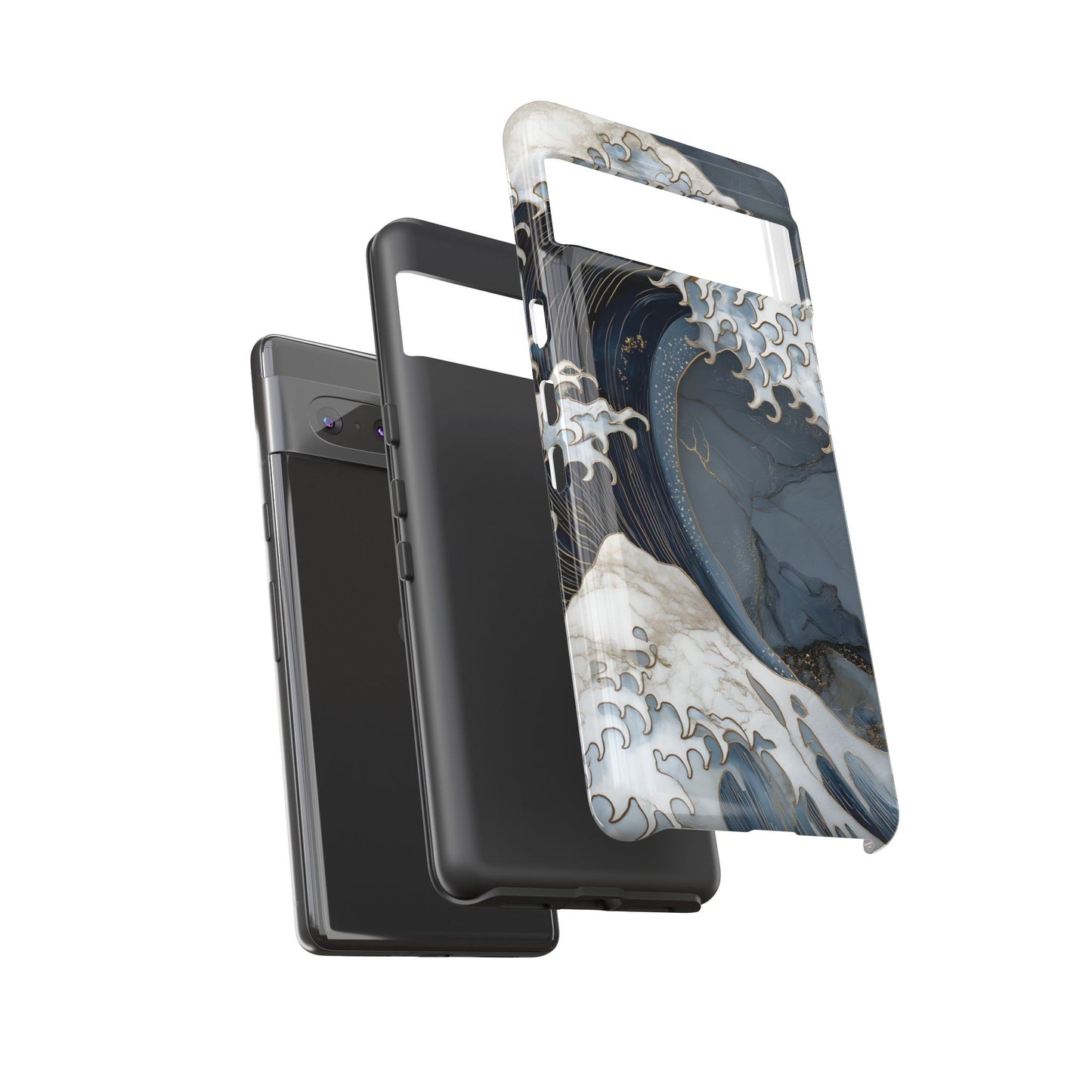 Golden Wave – Tough Glossy Google Pixel Case