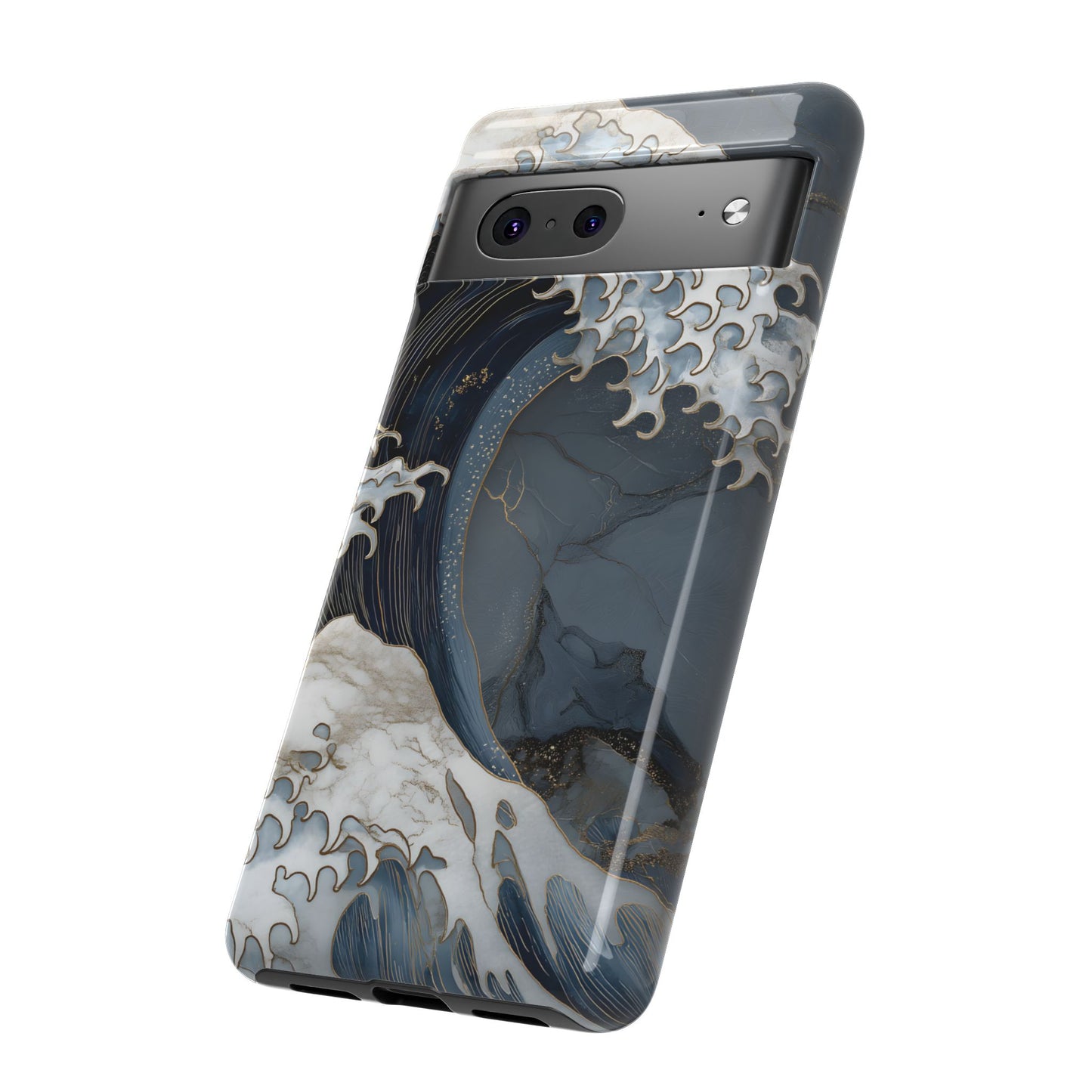 Golden Wave – Tough Glossy Google Pixel Case